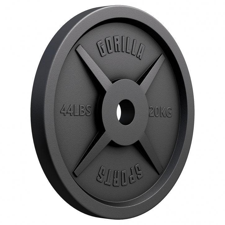 Obciążenie olimpijskie (1,25 - 25 kg) 51 mm talerz żeliwny Gorilla Sports