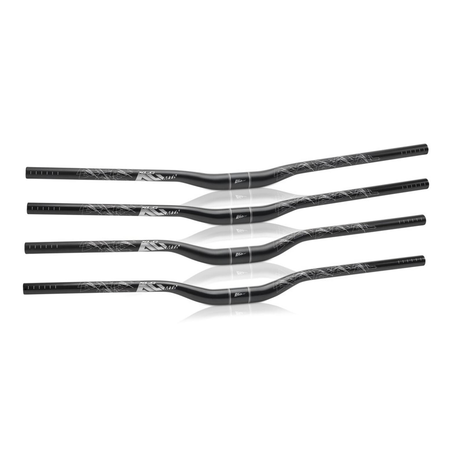 Kierownica Aluminiowa, Wznios 30 Mm, 31,8 Mm, 780 Mm, Matowa Czerń