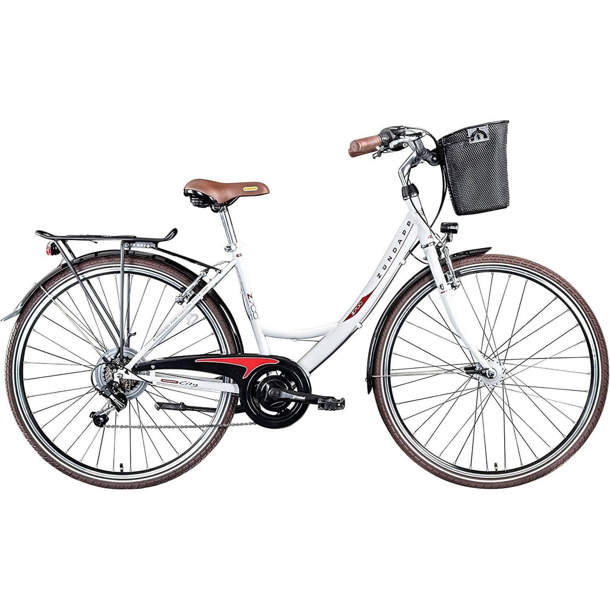 Rower miejski Zundapp damski rama 18,5 cala 28 biały