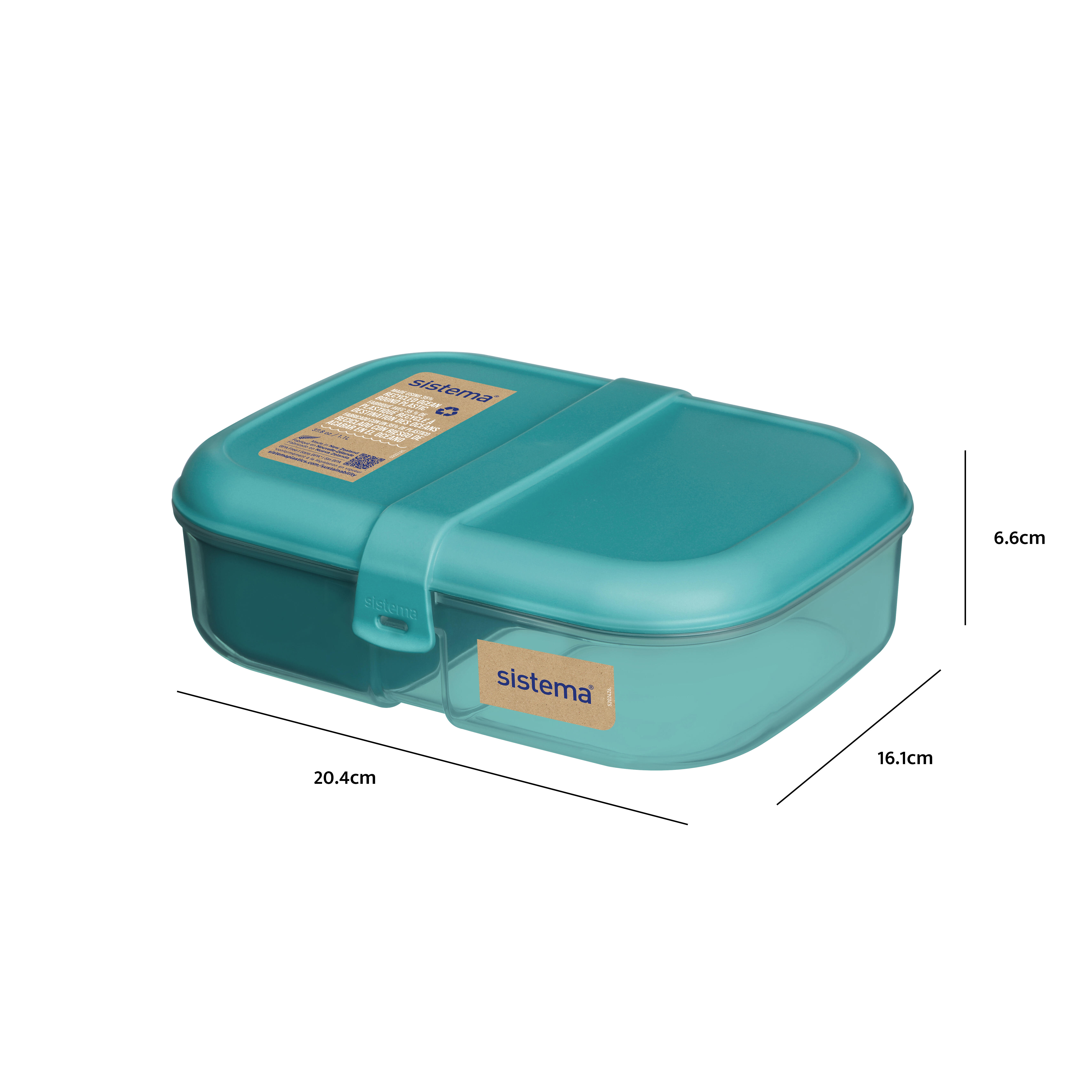 Ribbon Lunch Box Ocean Bound z pojemnikiem na jogurt 1,1 l