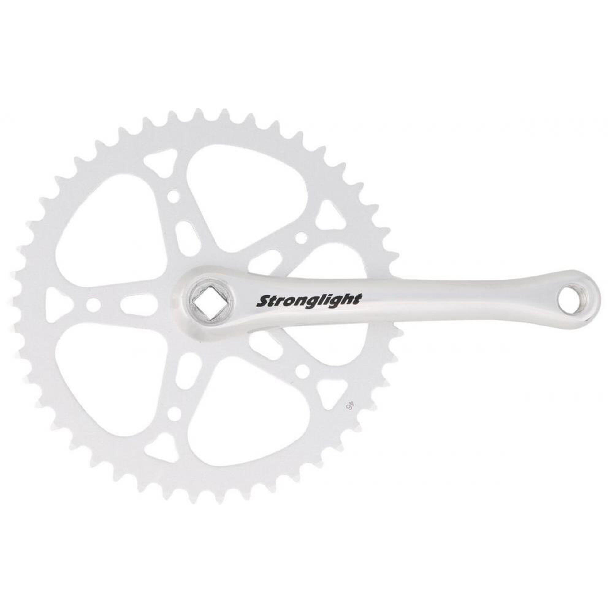 Wzmocniony zestaw korbowy Stronglight 46t 1-biegowy 170mm