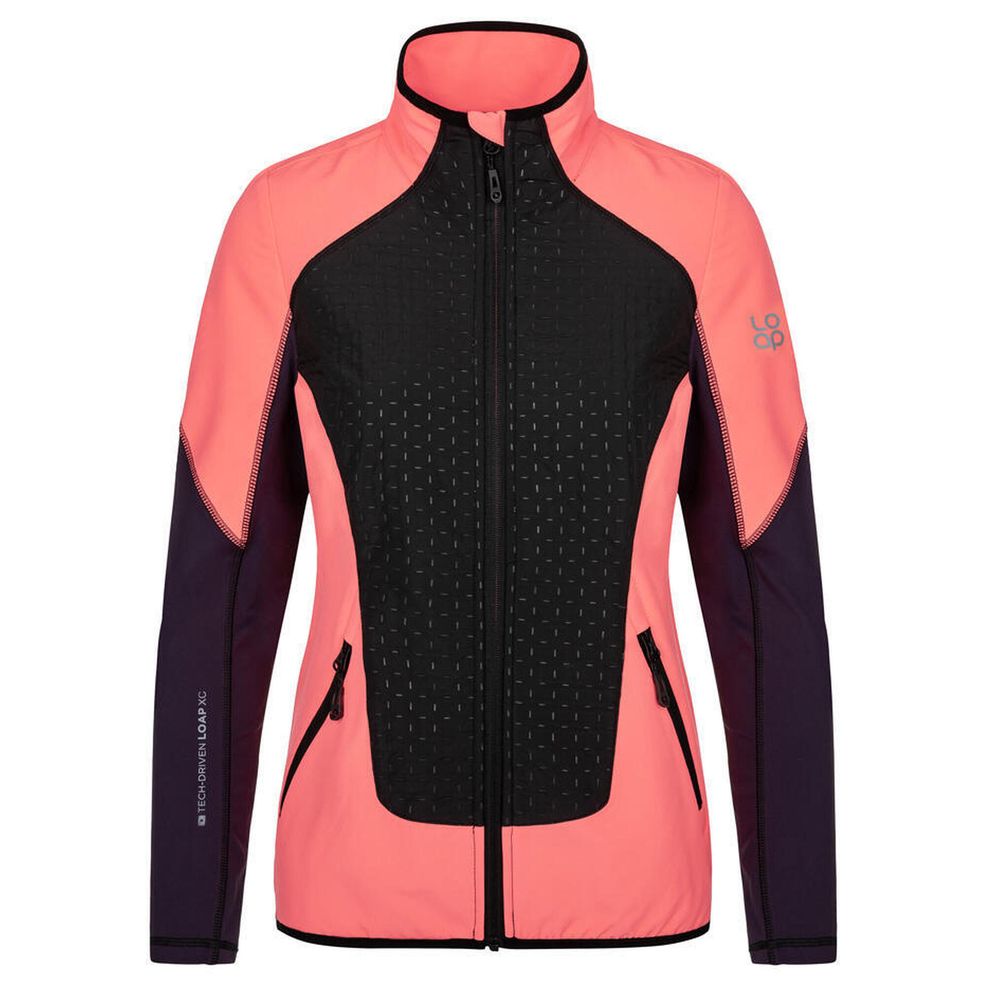 Kurtka softshell damska LOAP Uxula XS — Tecnosoft, pomarańczowa