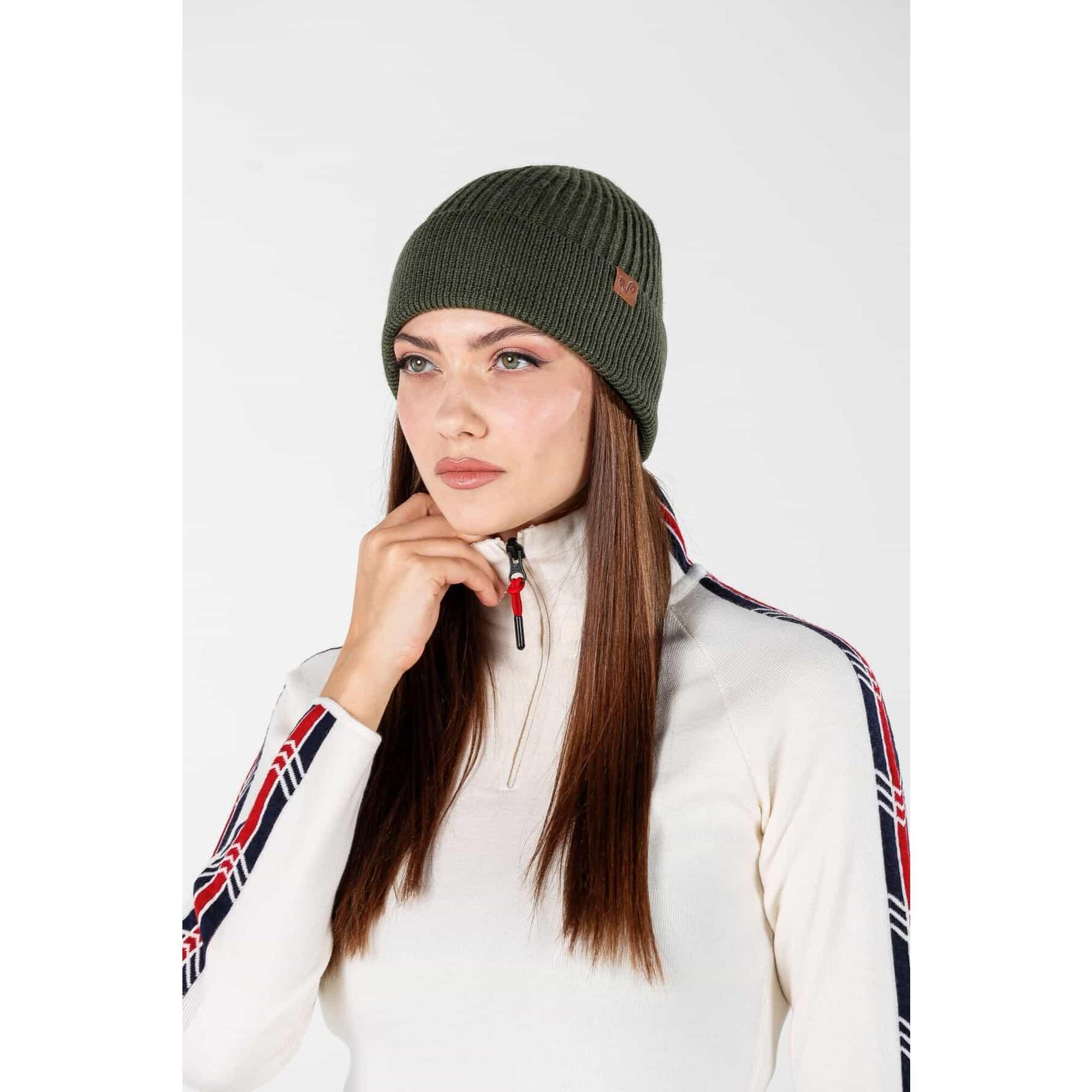 Czapka zimowa 100% wełna merino - Icewall (250 g/m²)