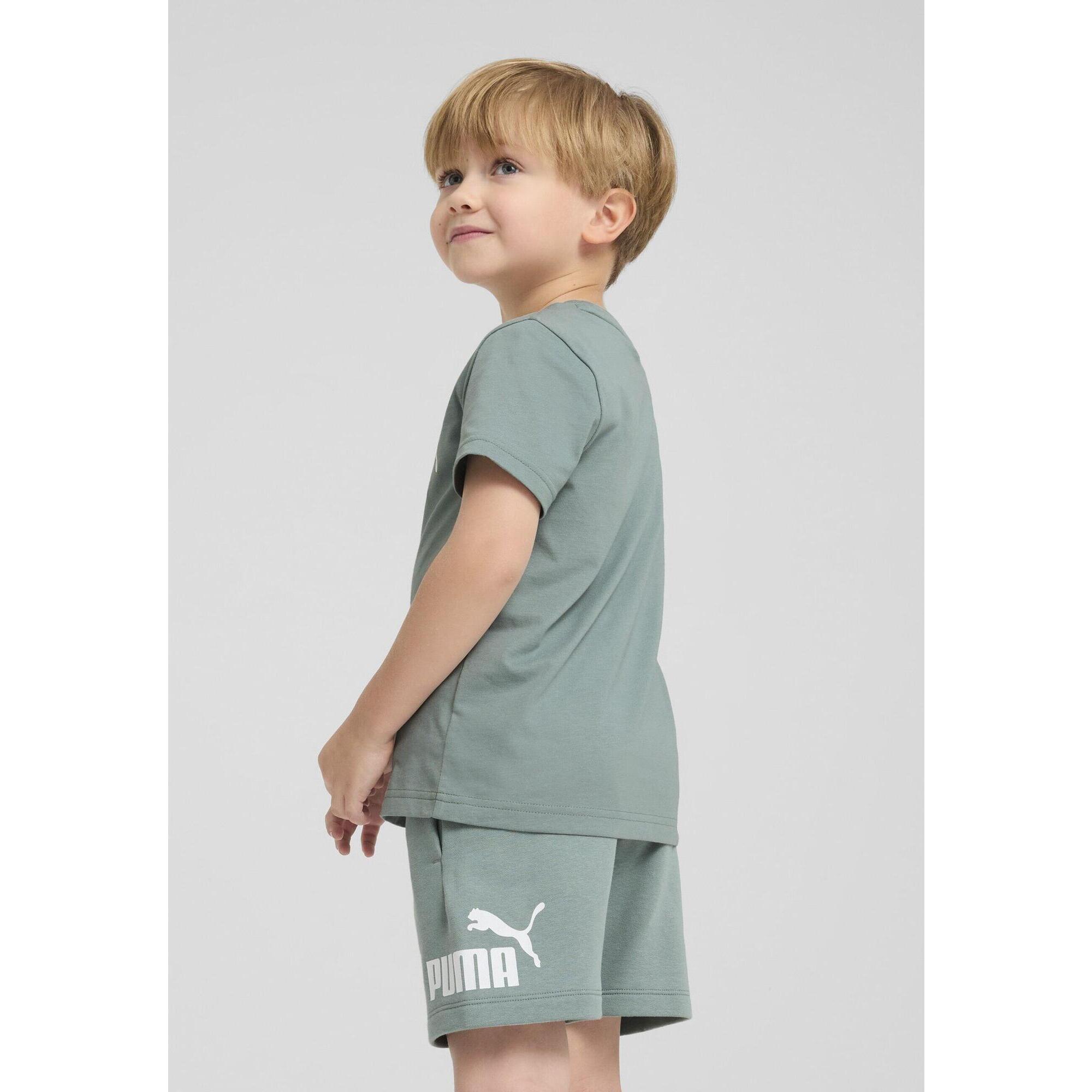 Dziecięca koszulka ESS z logo No. 1 PUMA Green Moon