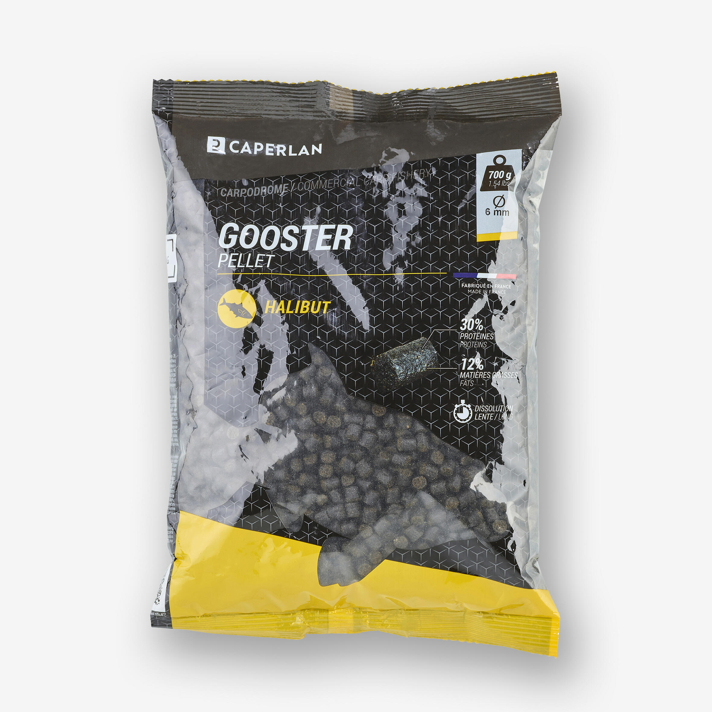 Gooster Pellet Halibut Caperlan 6 mm 0,7 kg