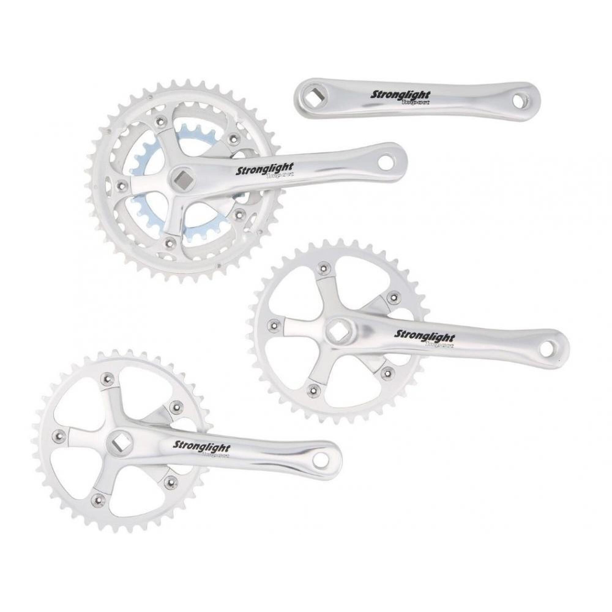 Aluminiowy korbowód Stronglight 170 mm do rowerów