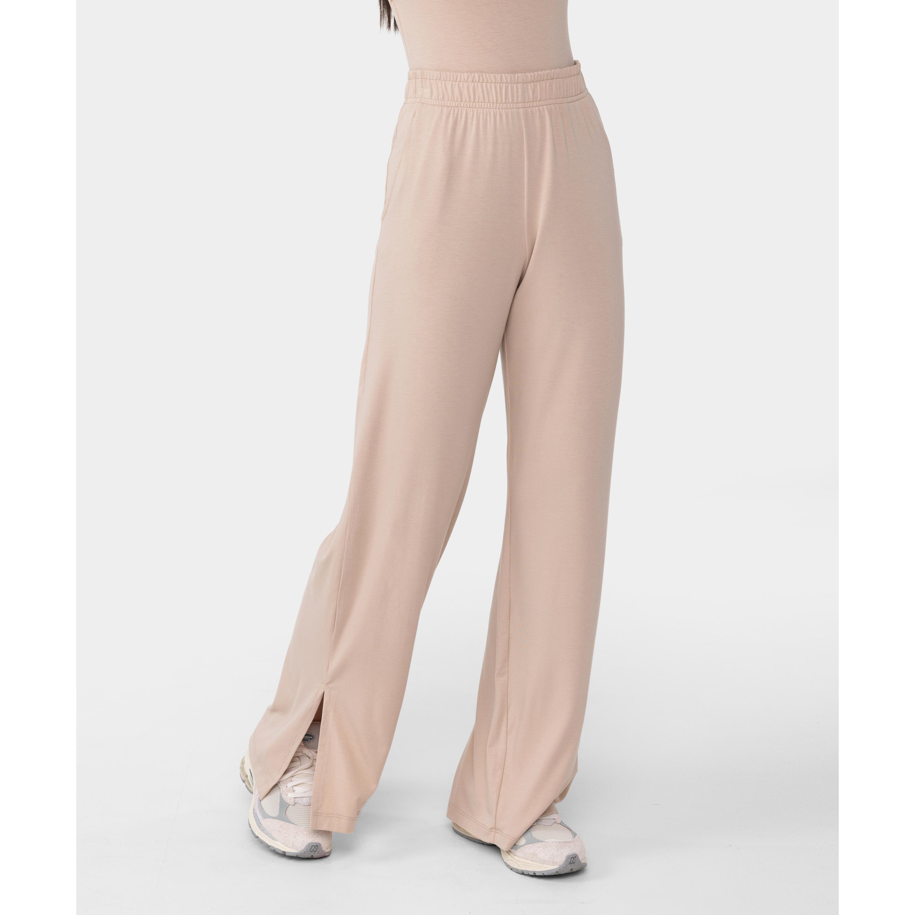 Spodnie wiskozowe Carpatree Cozy Leisure beżowe