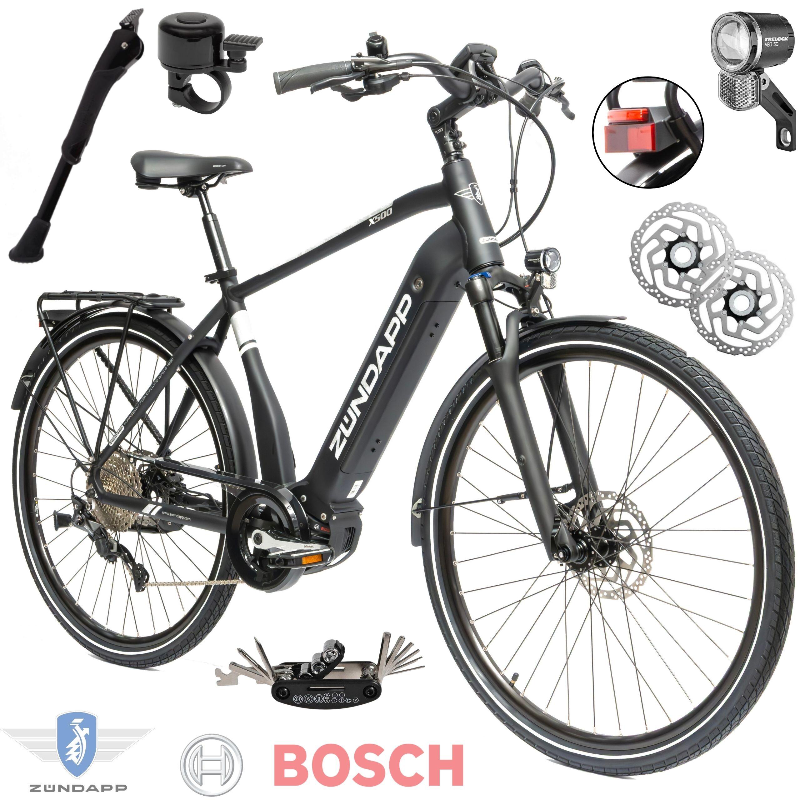Rower Elektryczny Męski Trekkingowy 28 Bosch 250W Shimano Deore 85nm 500Wh