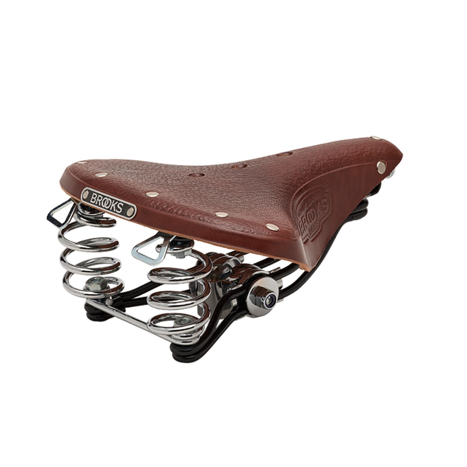 Siodełko Rowerowe B66S Damskie Brązowe