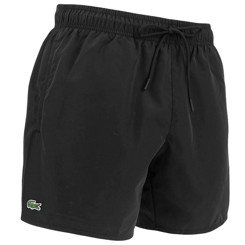 Lacoste Model Short Sleeved Ribbed Collar Kolor Czarny