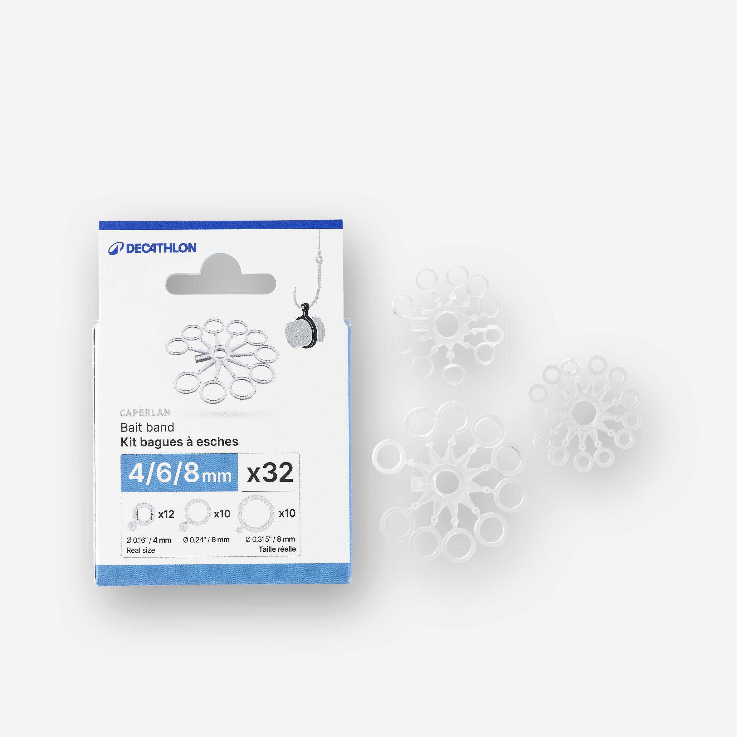 Gumki do przynęt 4/6/8 mm