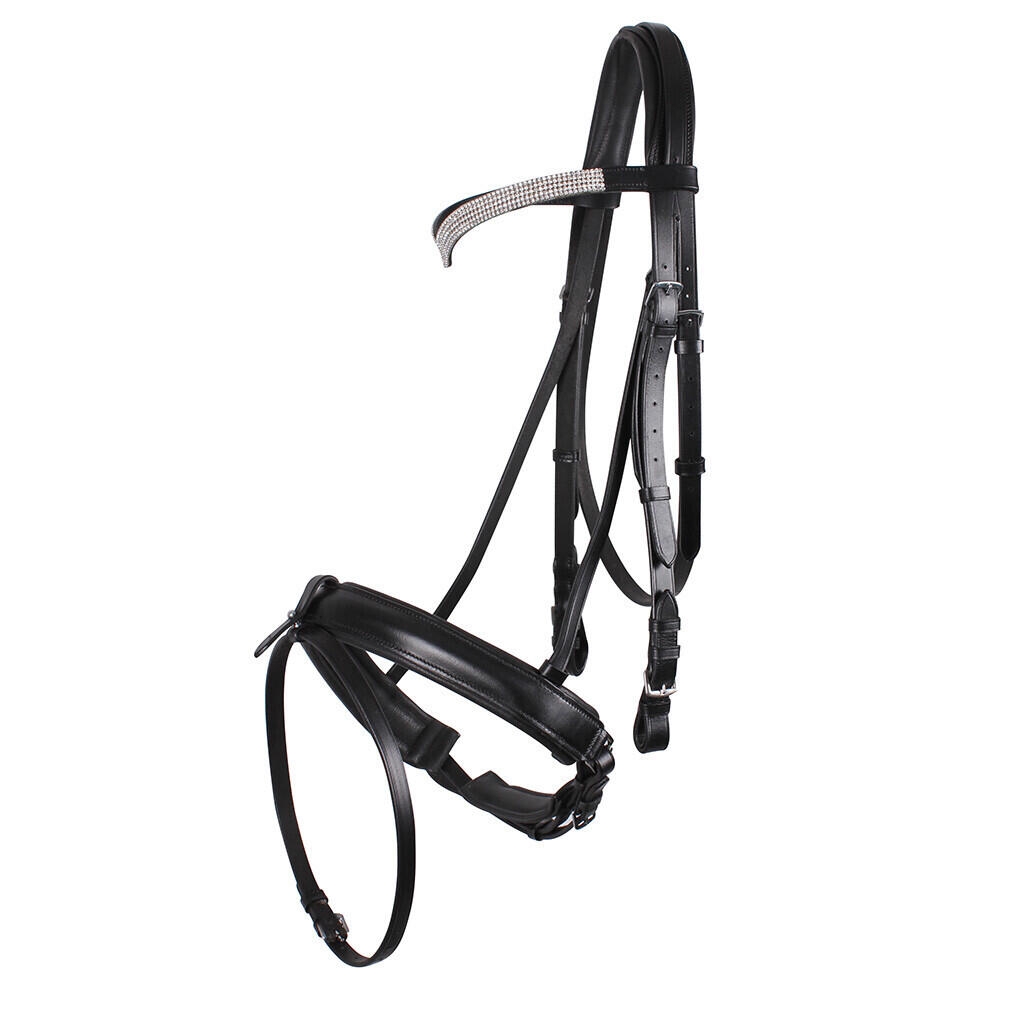 Uzda do jazdy konnej QHP Elegance