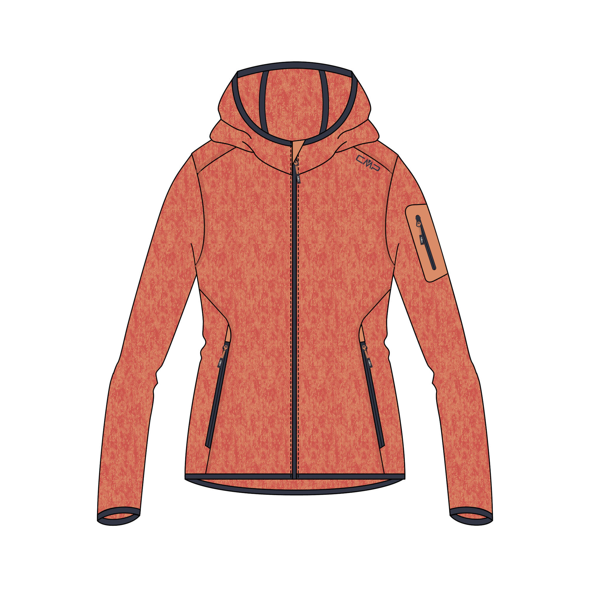 Bluza damska turystyczna CMP 3H19826