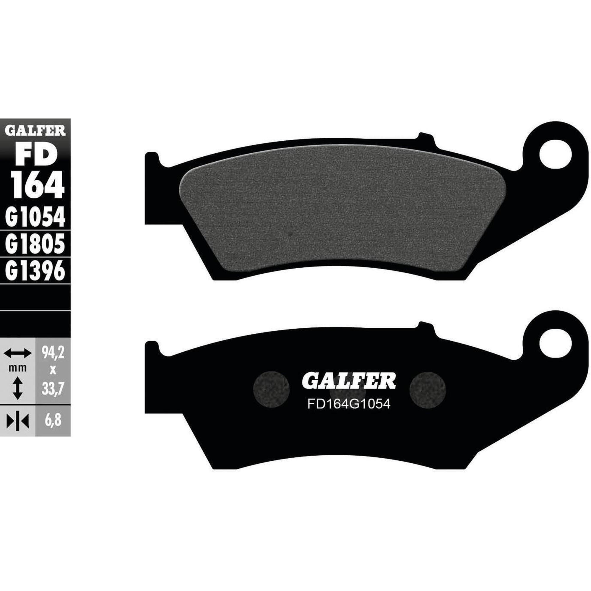 Galfer FD164 G1054 Organic Brake Pads for Urban Cycling