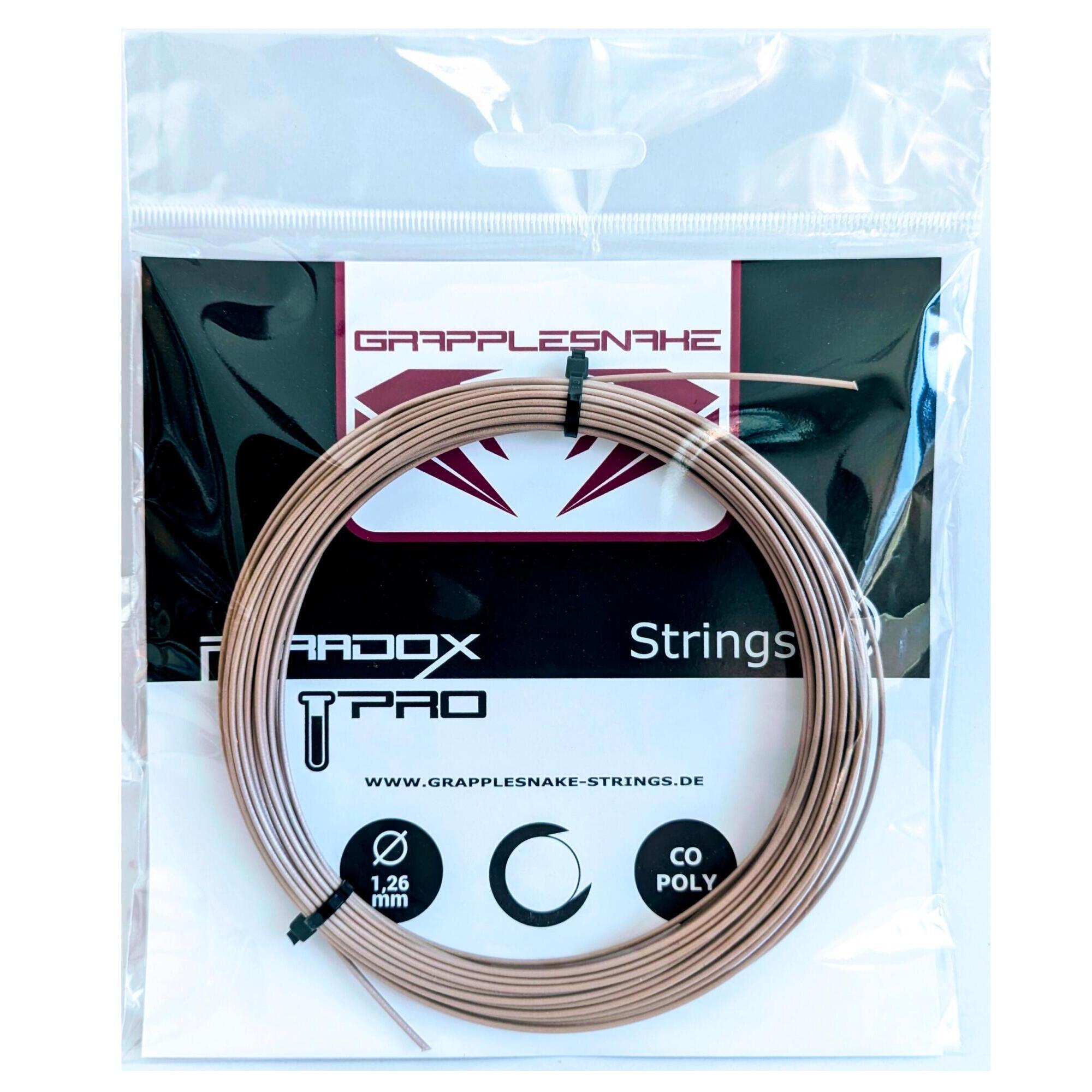 Naciąg tenisowy Grapplesnake Paradox Pro 1,26 brązowy