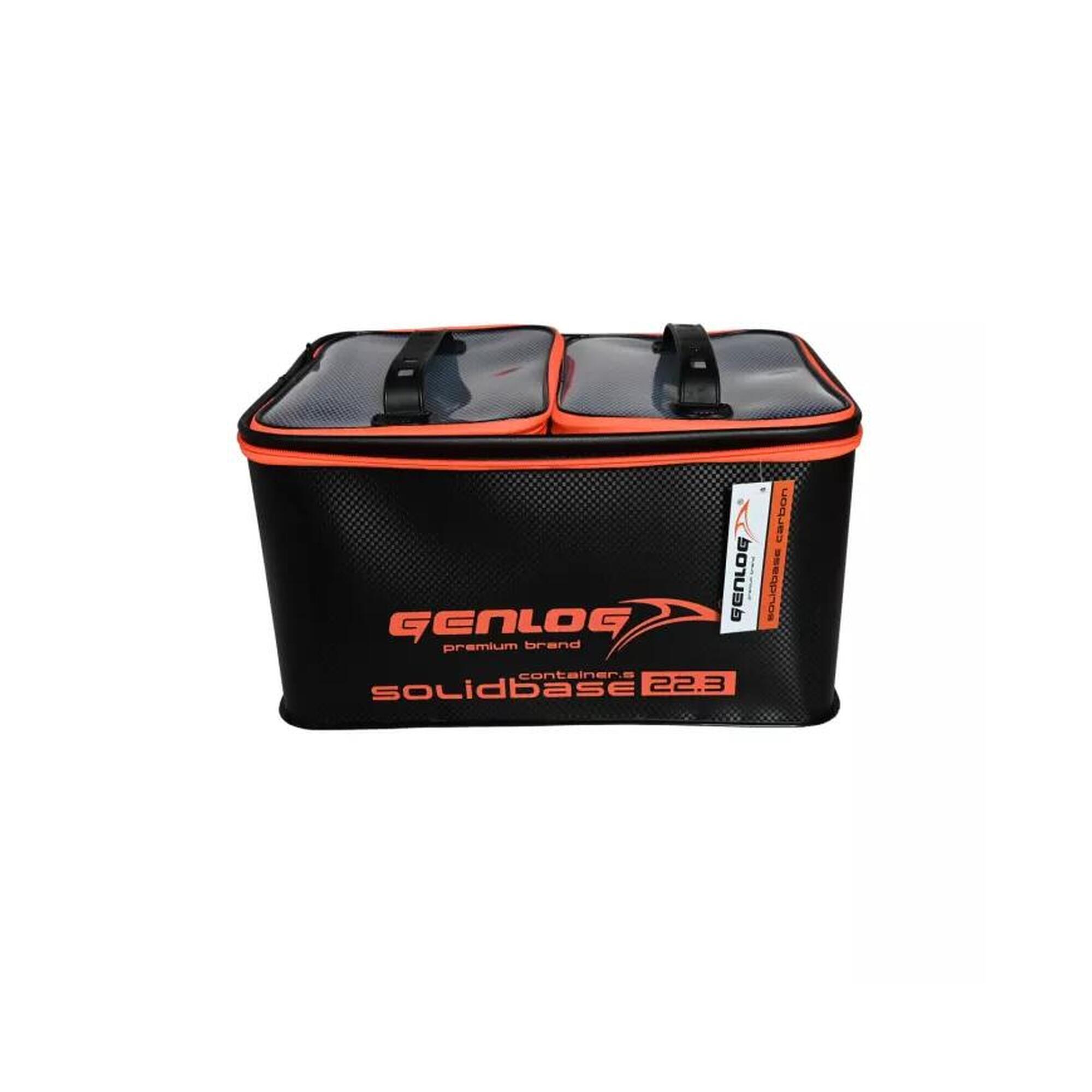 Zestaw pojemniki wędkarskie 5 sztuk do przynęt Base Carbon C-41x26x20+4