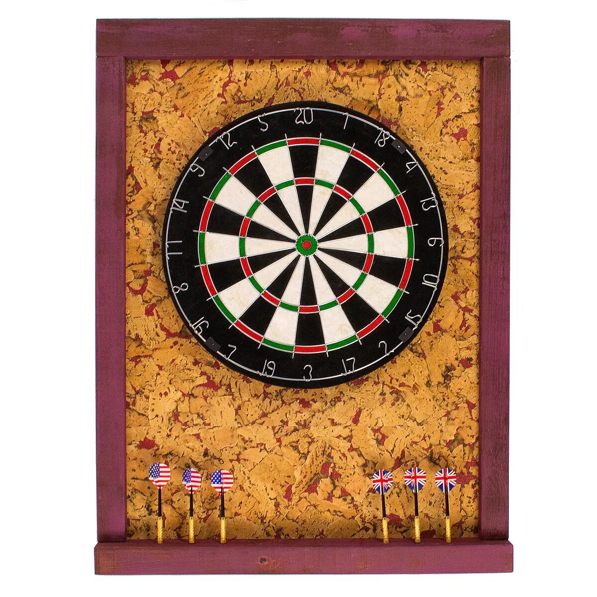 Tablica Korkowa John Paddle do Darta Czerwona Uniwersalny