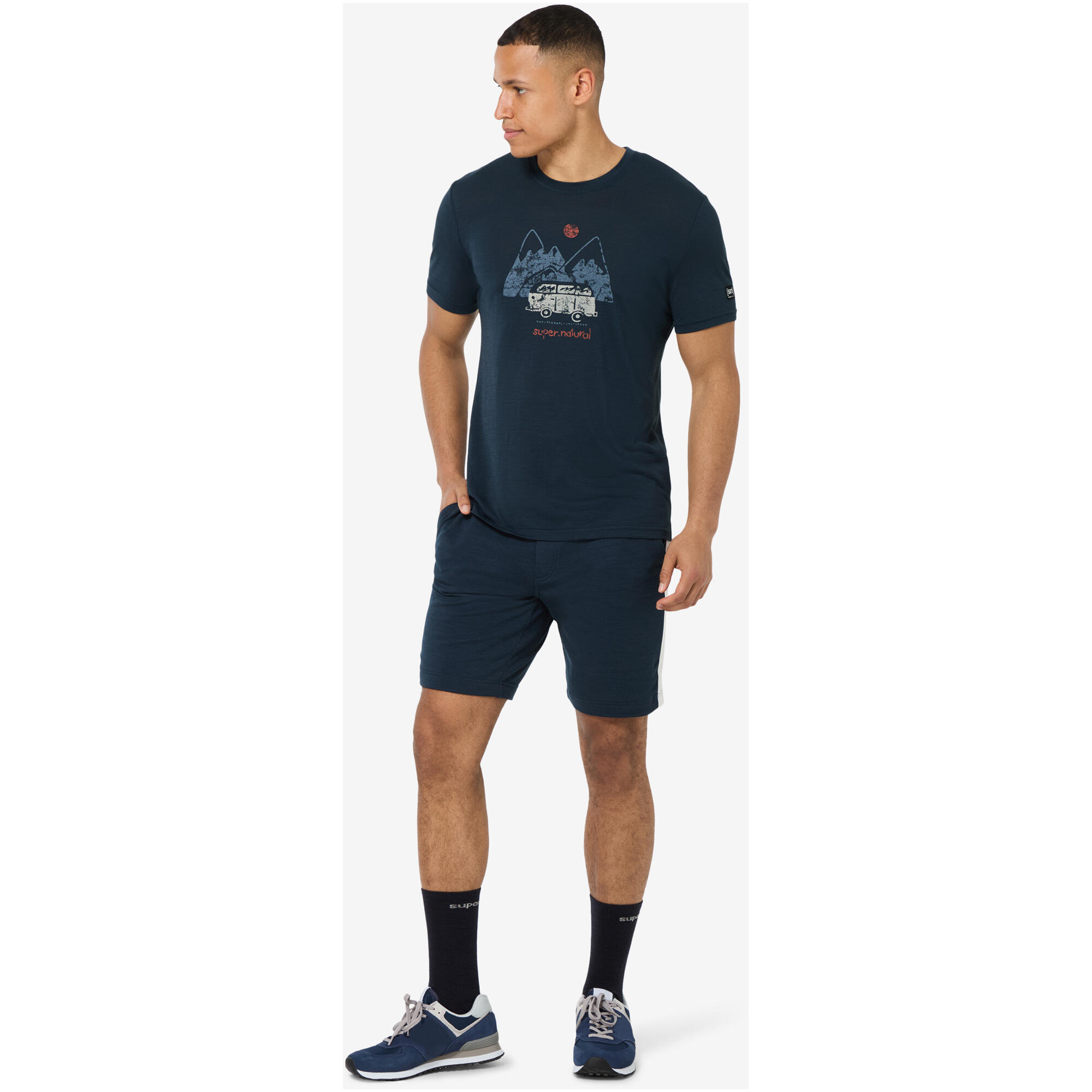 Koszulka SUPER.NATURAL M DOLOMITES CAMPSITES TEE