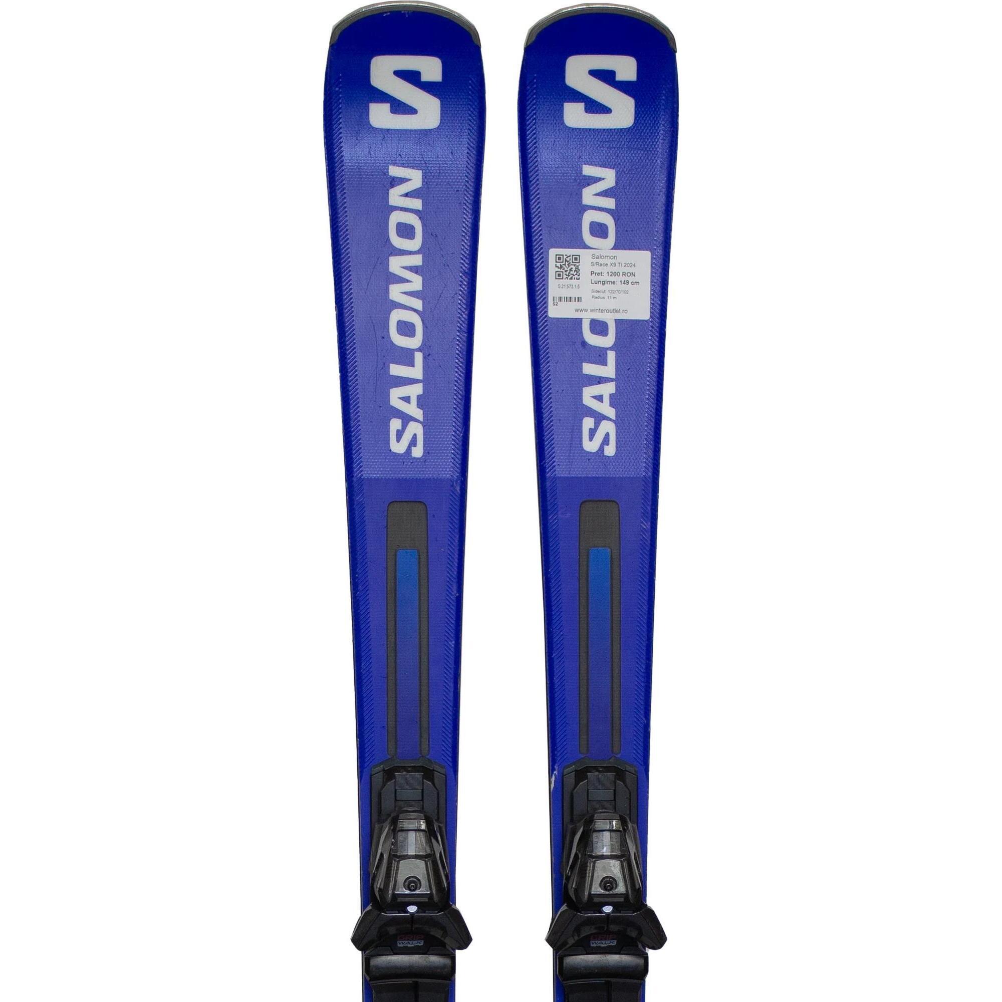 Second Life- Narty SALOMON S/Race X9 TI 2024, 170 cm- Stan bardzo dobry