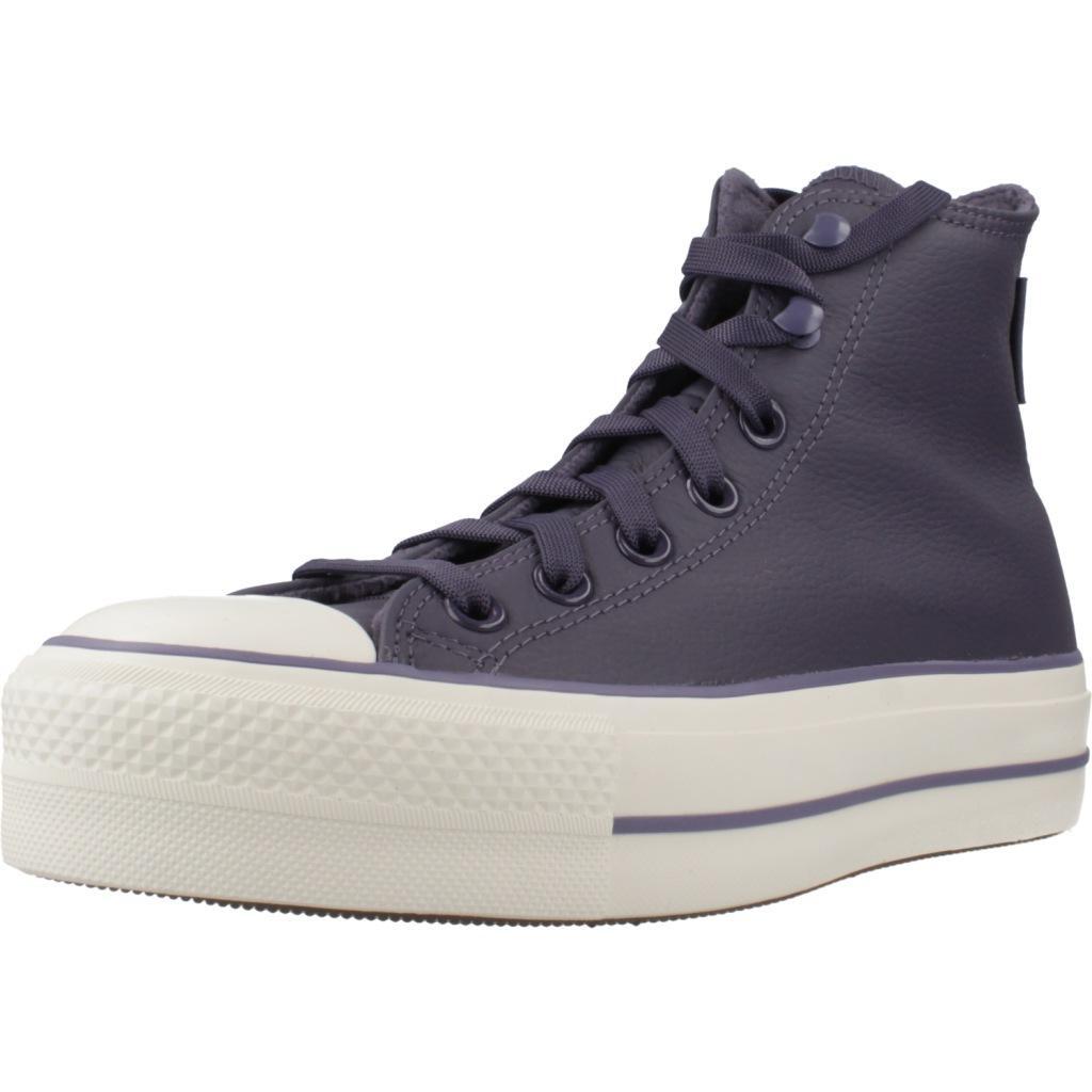 Buty CONVERSE CHUCK TAYLOR ALL STAR LIFT HI SHADOW Fioletowy