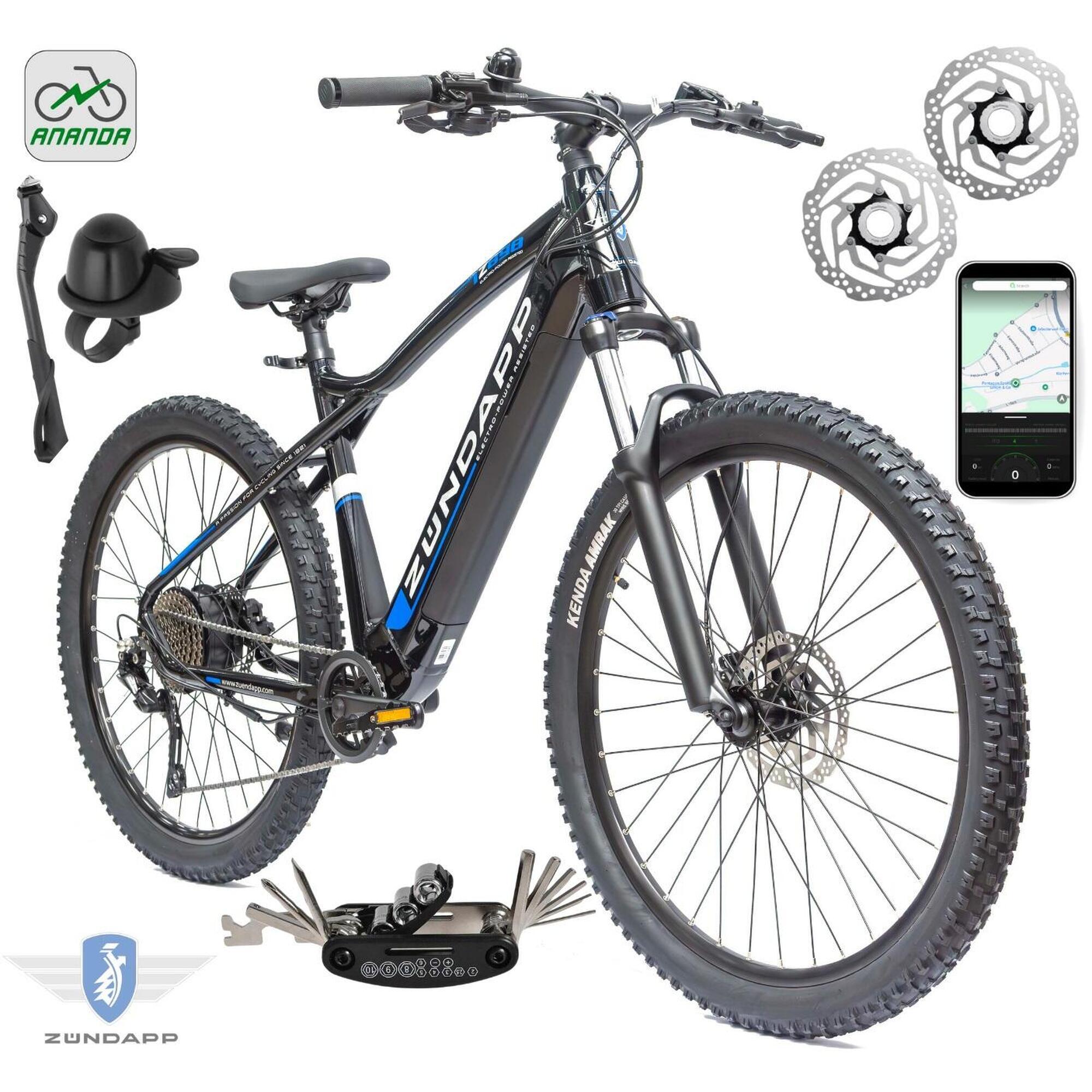 Rower Elektryczny Męski Damski Górski 27,5" LCD 250 W Aplikacja 2025 MTB