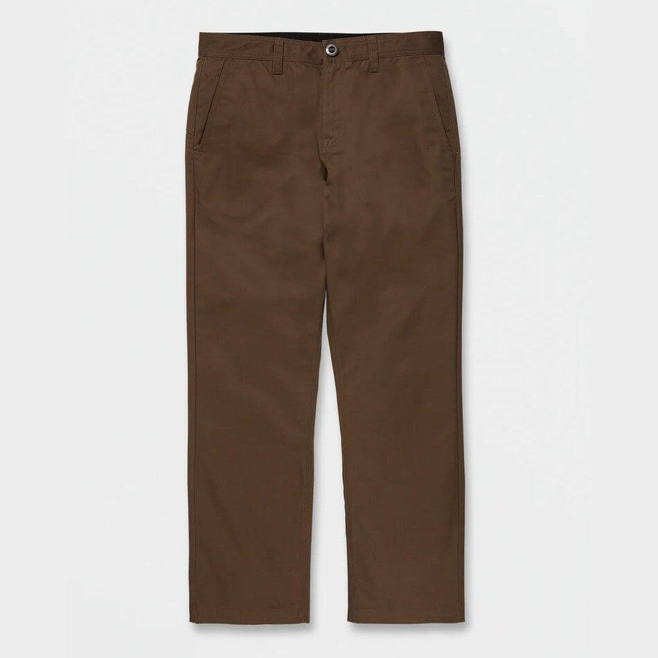 Spodnie Volcom Frickin Skate Chino ciemna ziemia