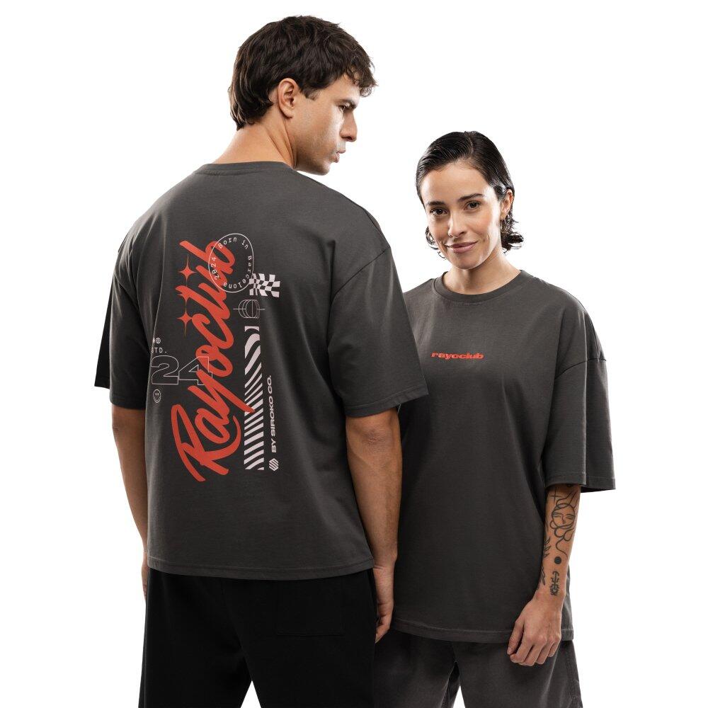 Męska koszulka bawełniana oversize Rayo Club Lifestyle Siroko RC Tactic Letter