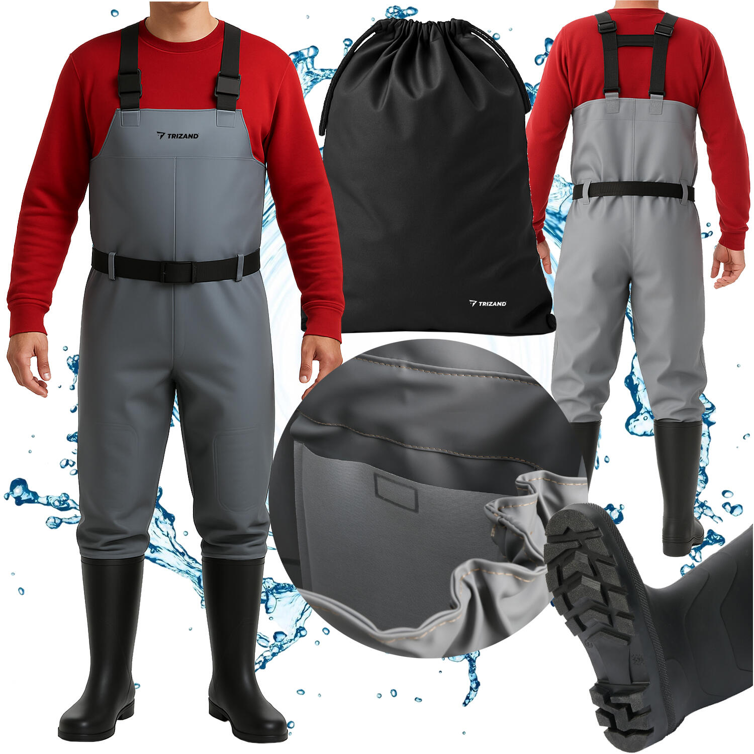 Wodery Wędkarskie Spodniobuty na Ryby 41