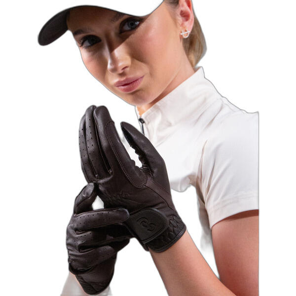 Damskie skórzane rękawiczki jeździeckie PS of Sweden Soft