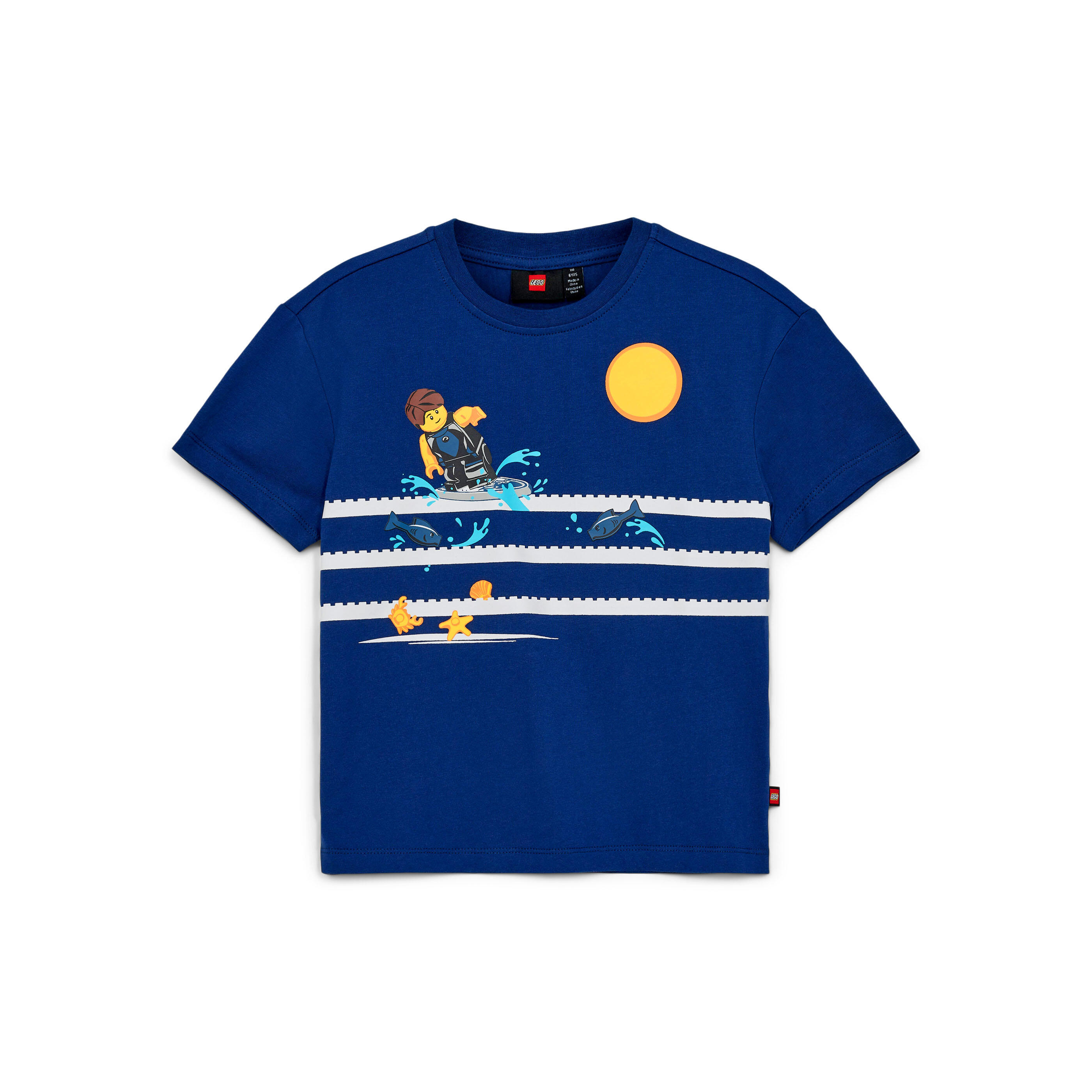 Koszulka Dziecięca Bio Bawełna LEGO Tano 318 Granatowa