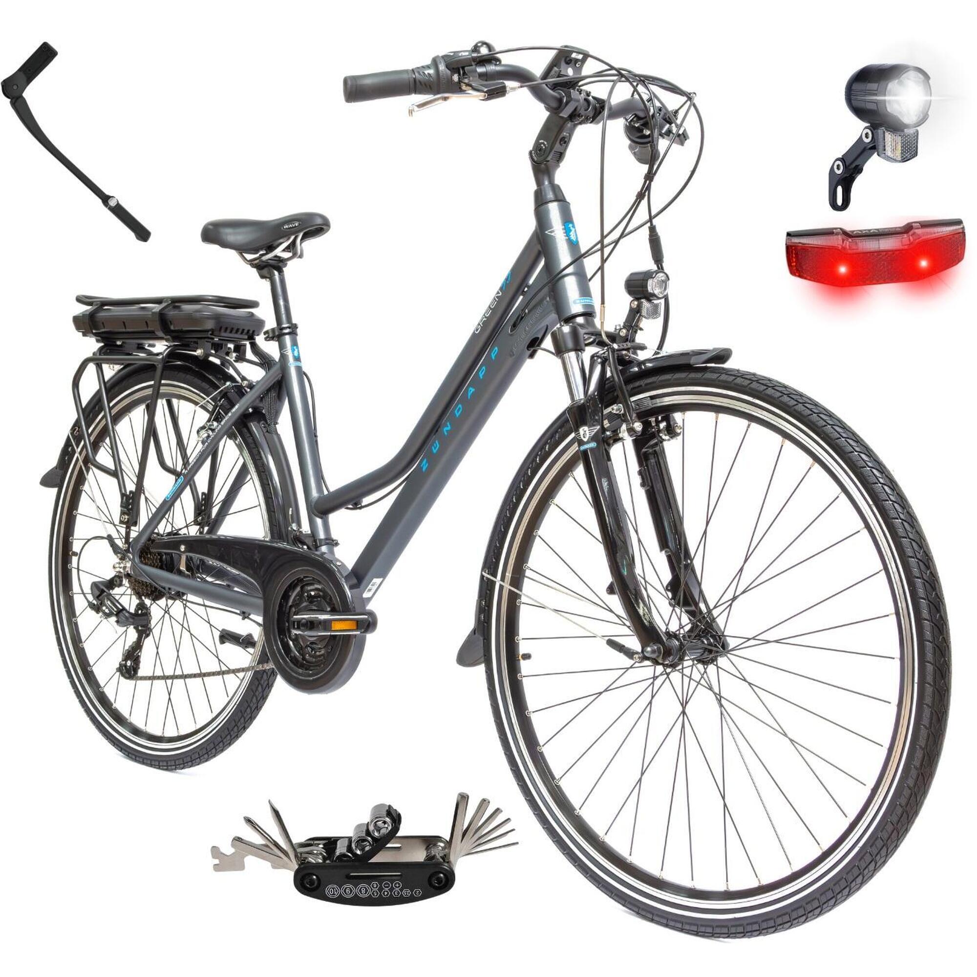 Rower Elektryczny Damski Trekkingowy 28" SHIMANO 250 W LCD Aluminium 2025 UE