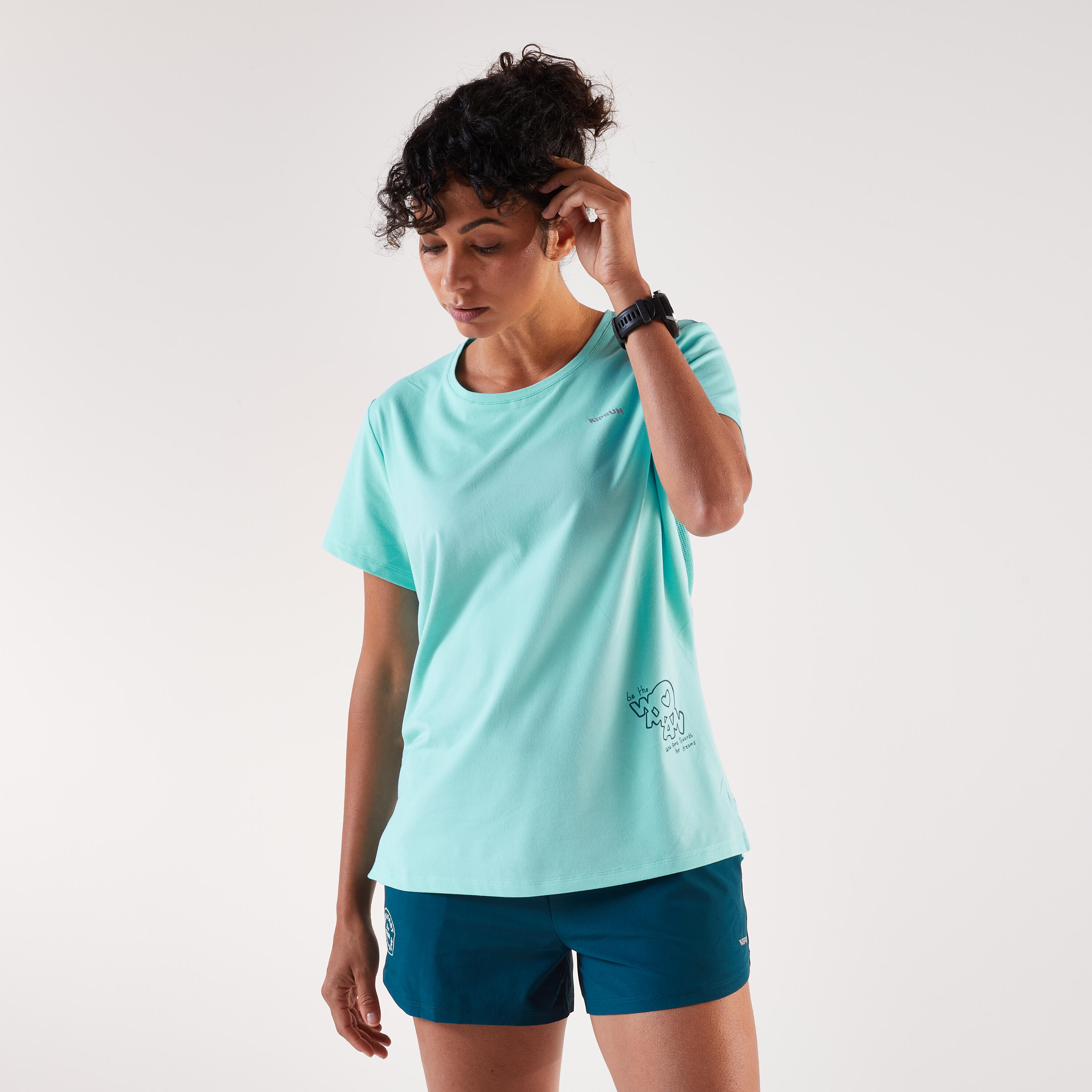 Koszulka do biegania damska Kiprun Run 500 Dry