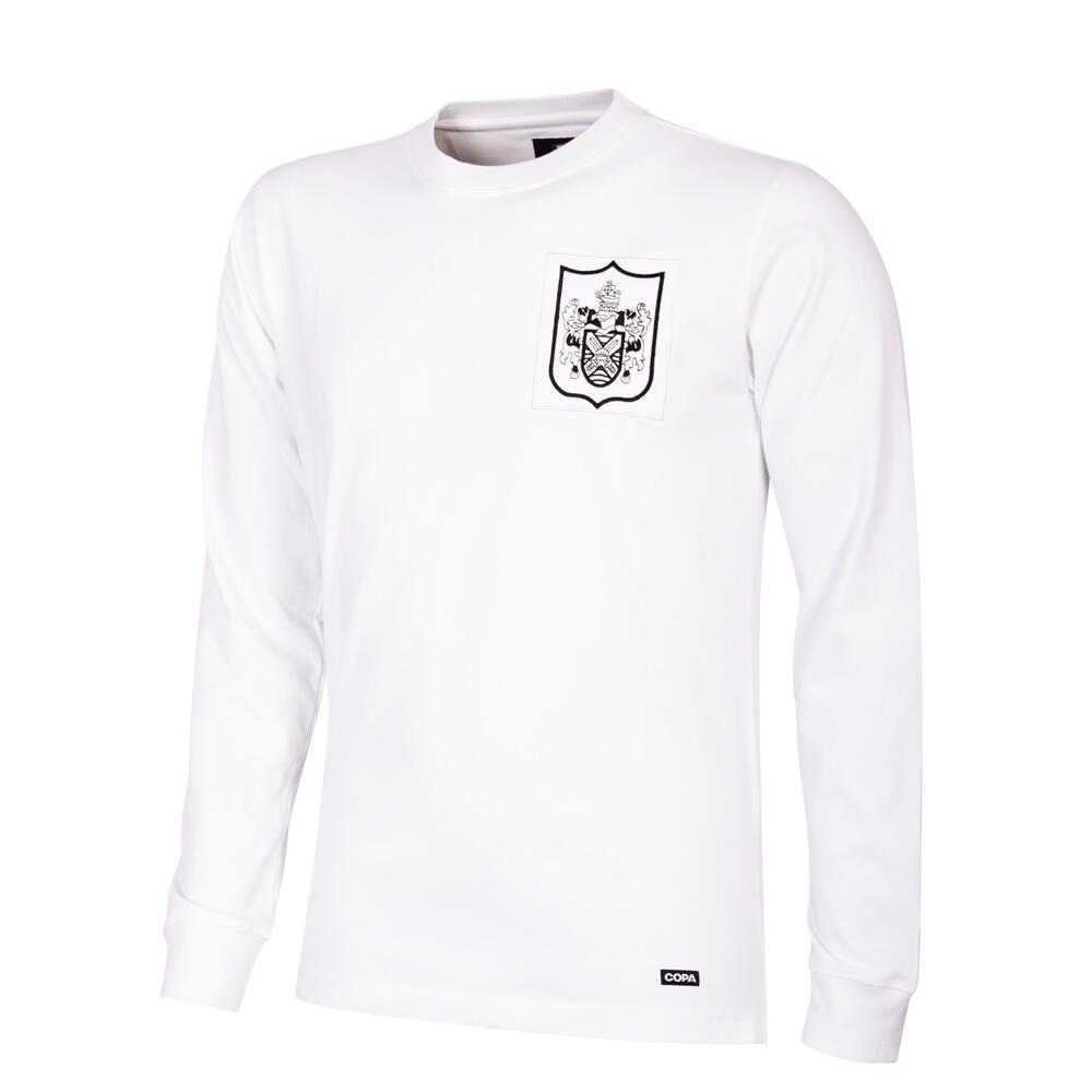 Koszulka retro piłkarska dla dorosłych - Fulham FC 1966 - Biała