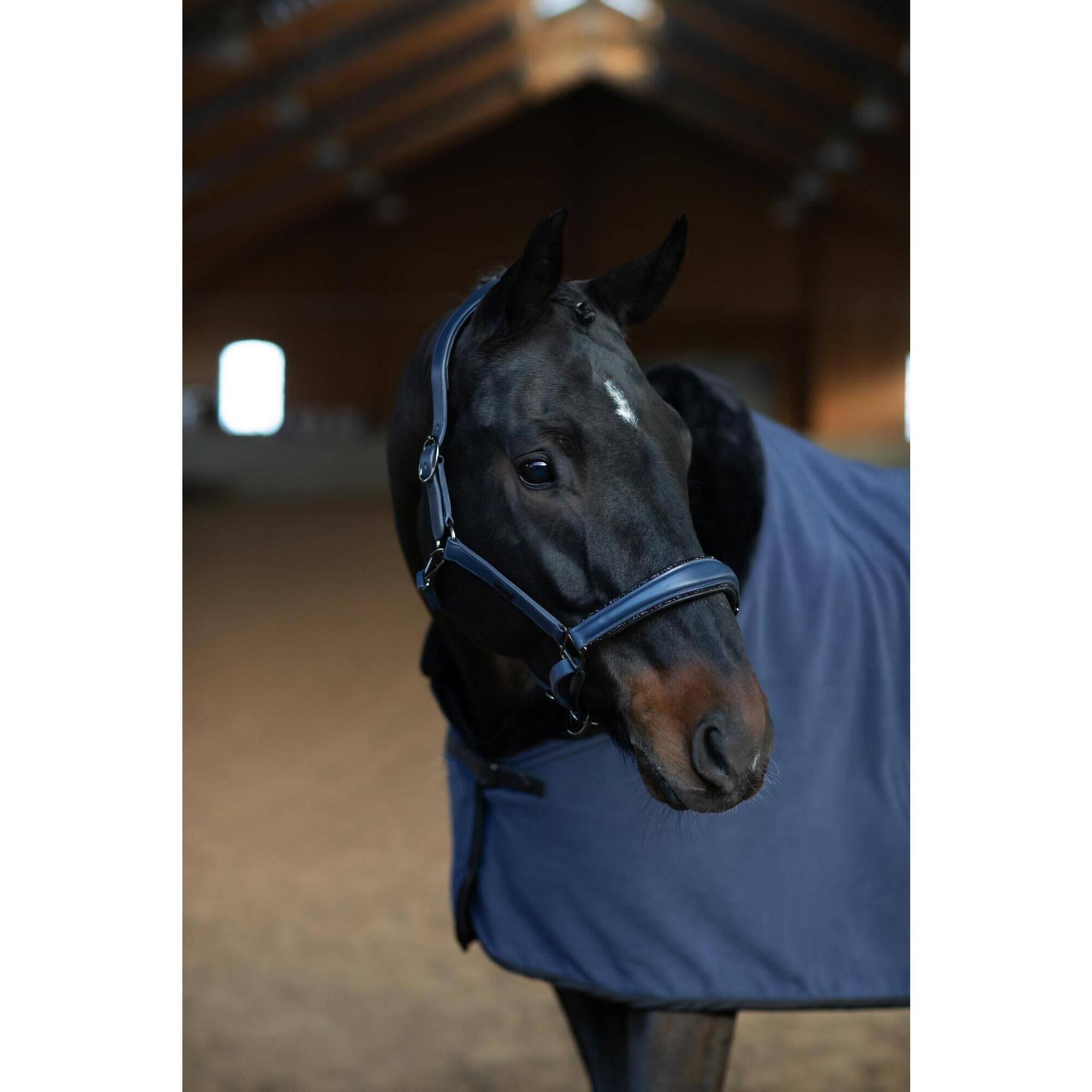 Anatomiczna derka dla konia z błyszczącej skóry Equestrian Stockholm