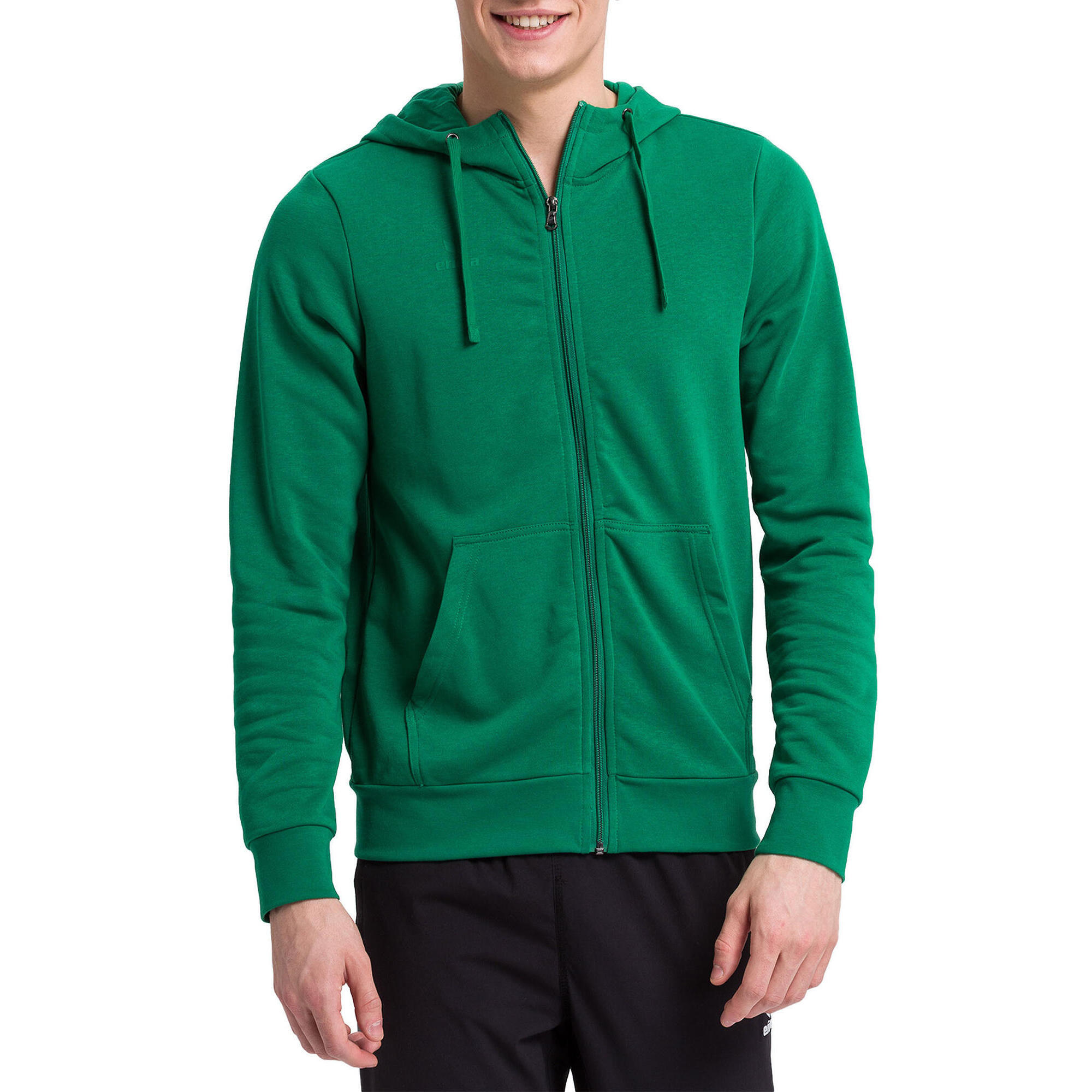 Bluza z kapturem i zamkiem błyskawicznym Erima Basic