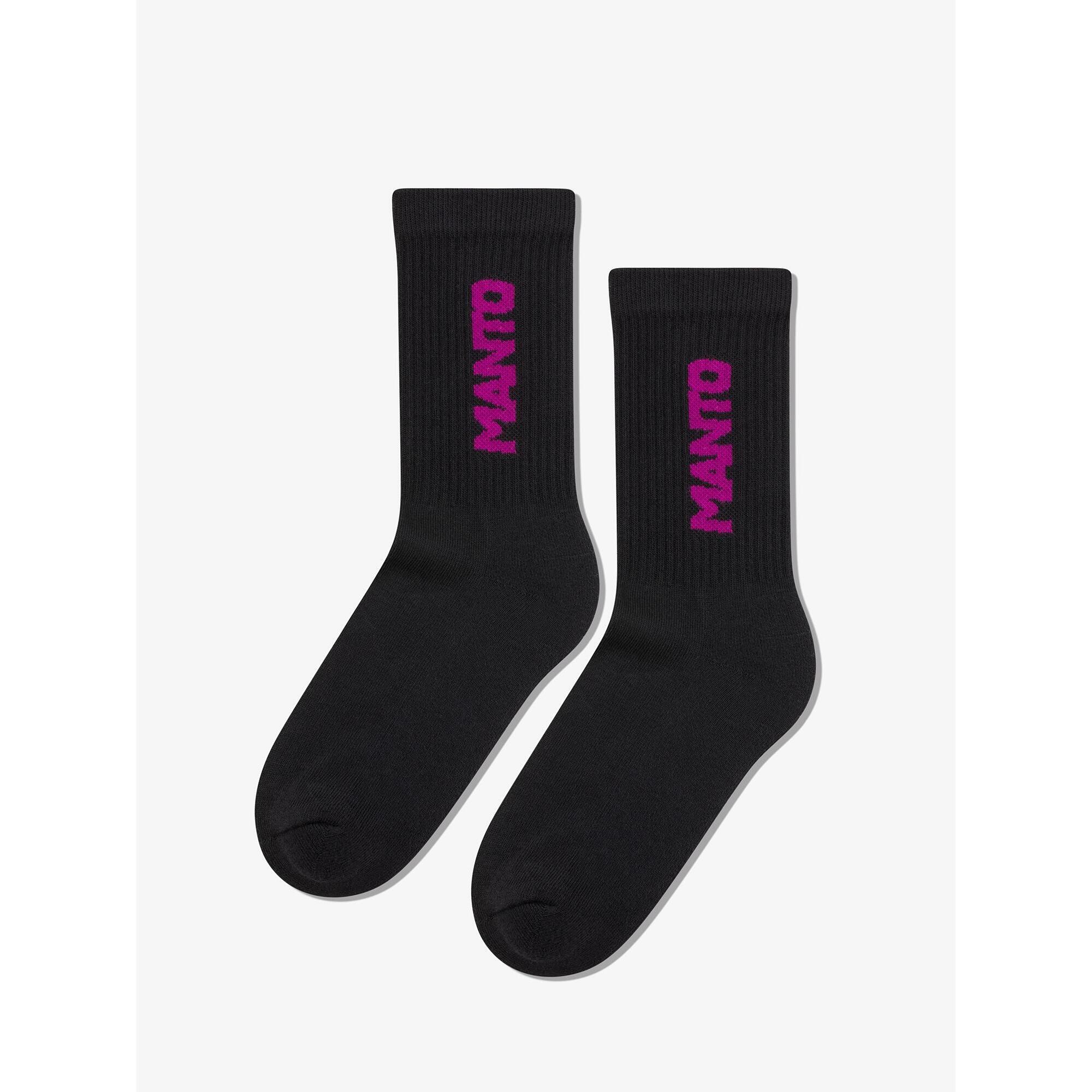 MANTO skarpety LOGOTYPE 25 czarne
