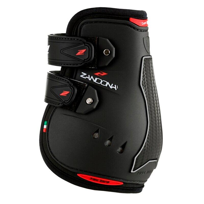 Ochraniacze pęcin dla koni na rzepy Zandona Carbon Air Active-Fit