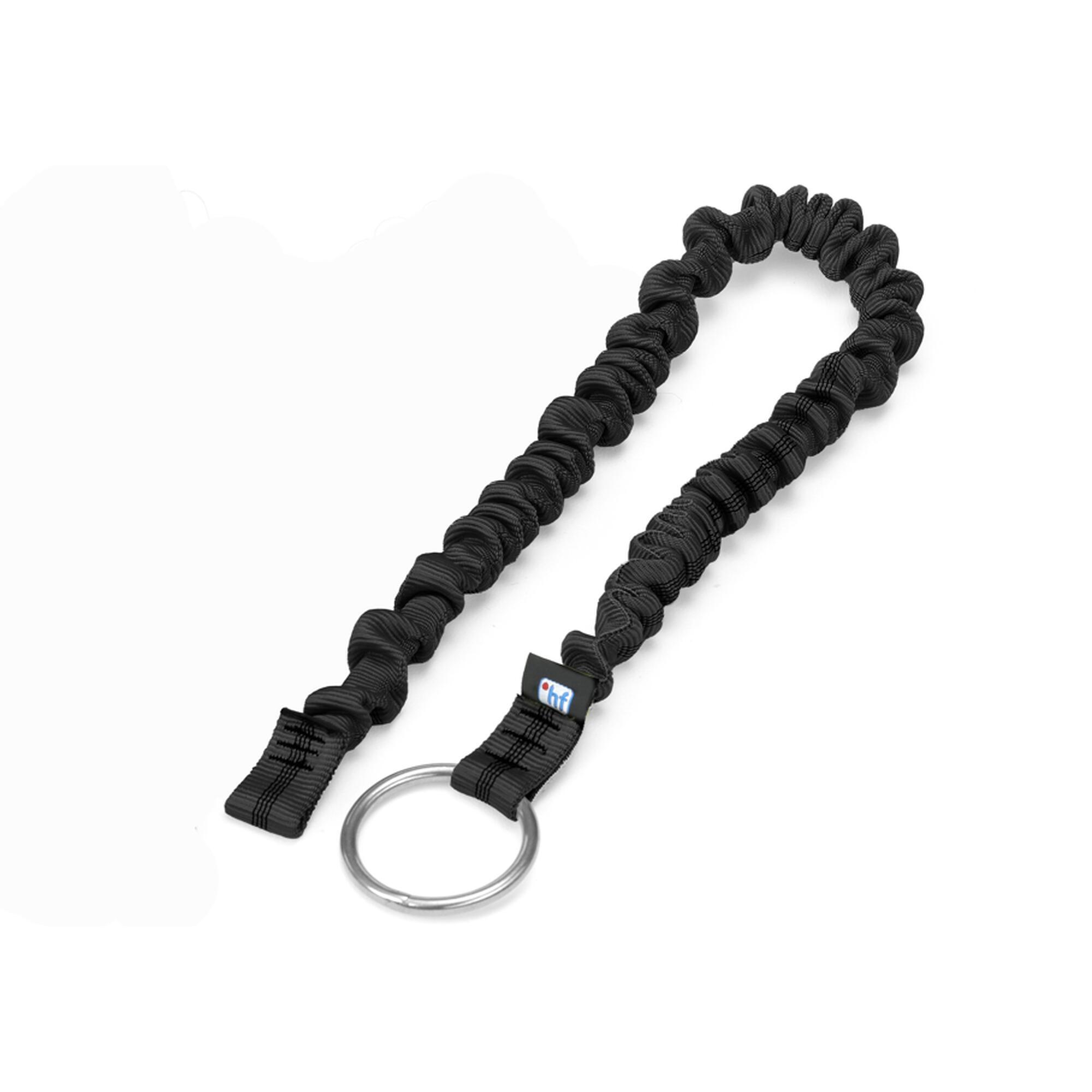 Patent holowniczy elastyczna taśma asekuracyjna HF Bungee Cowtail