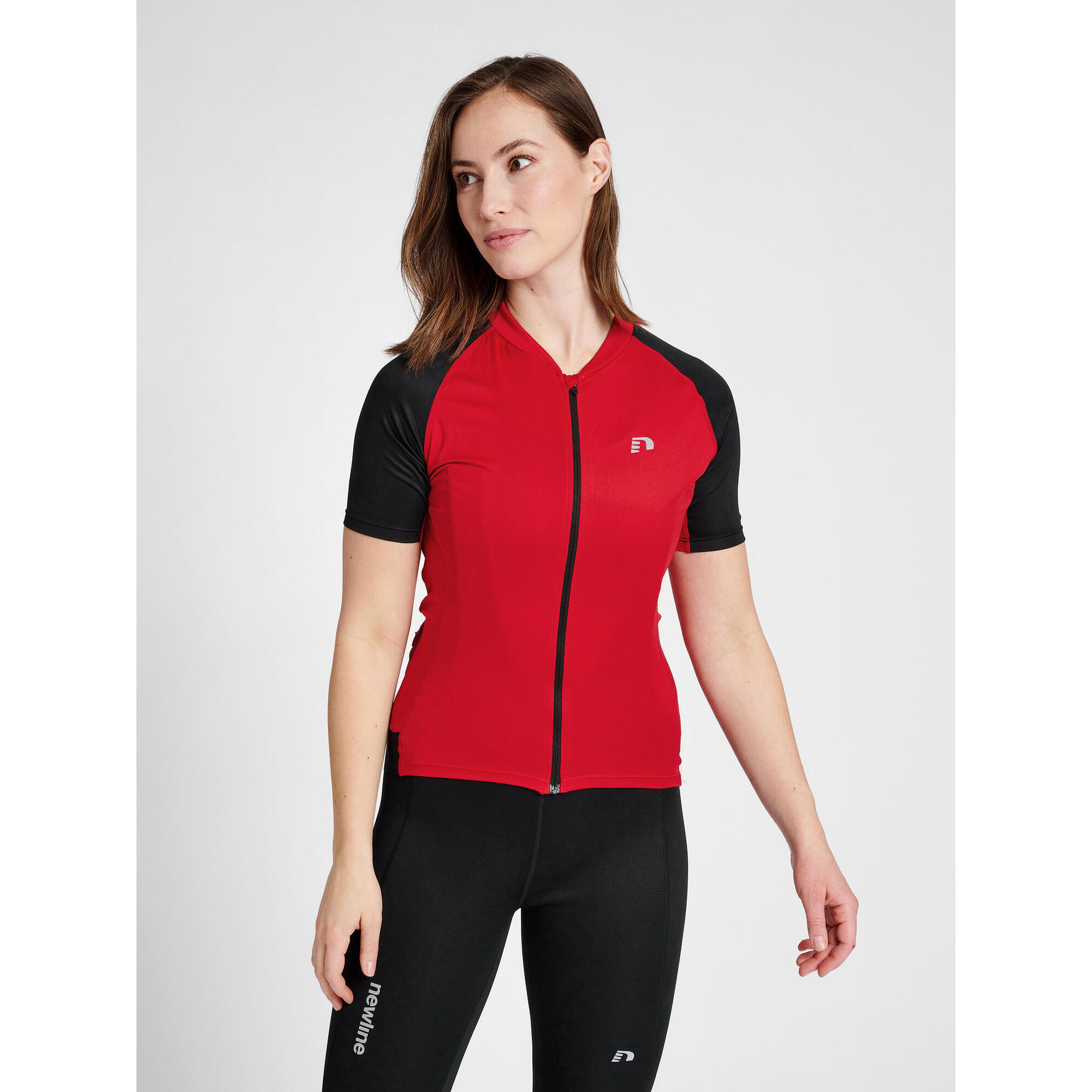 Damski dżersej z pełnym zamkiem błyskawicznym Newline Core