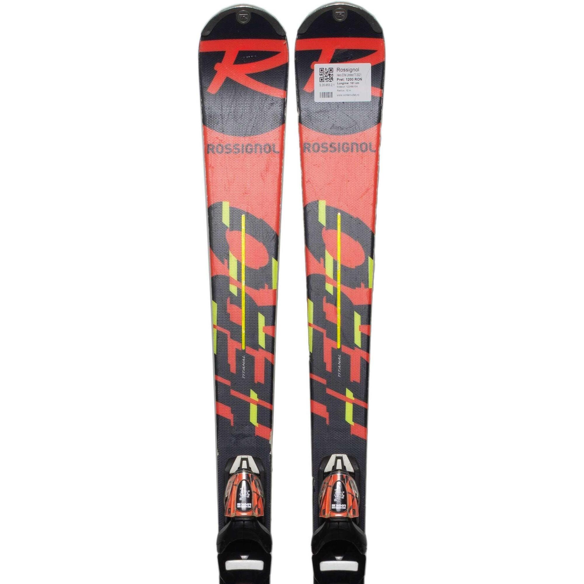 Second Life- Narty ROSSIGNOL Hero Elite Limited TI 2021, 166 cm- Stan dobry