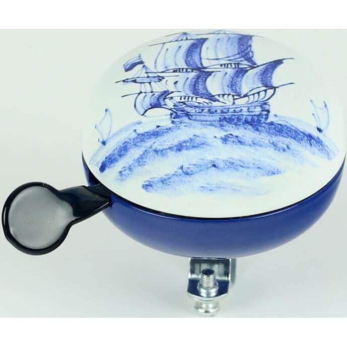 Dzwonek Rowerowy Żaglówka 80 Mm Delft Blue