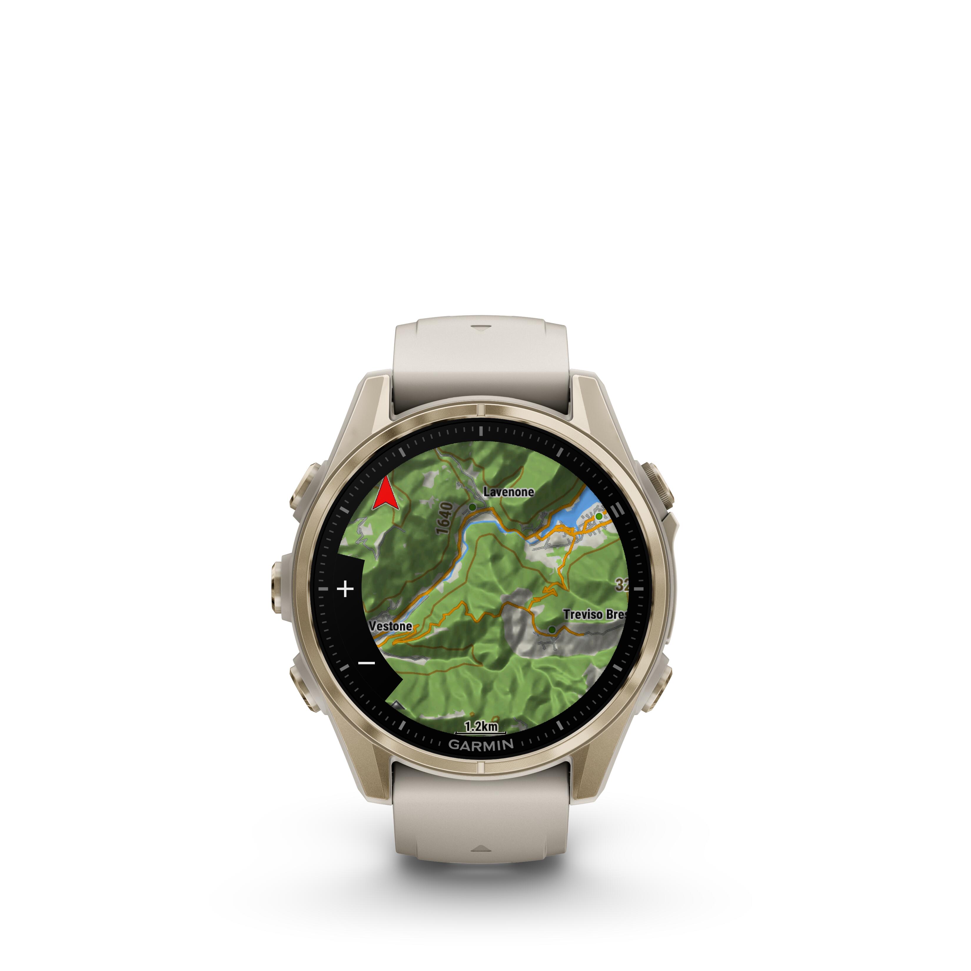 Smartwatch Garmin Fēnix® 8 Gold Amoled Soft 43 mm