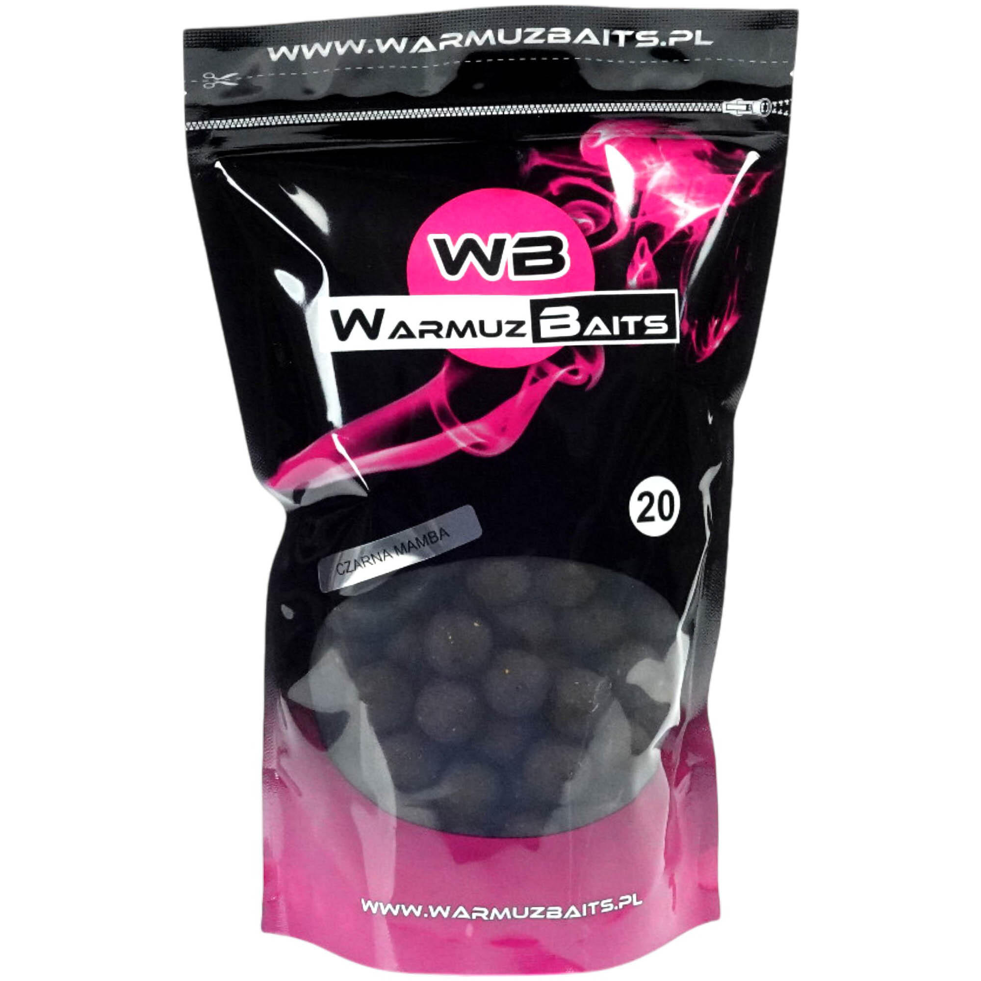 Kulki Zanętowe Karpiowe Warmuz Baits Czarna Mamba 20Mm 900G