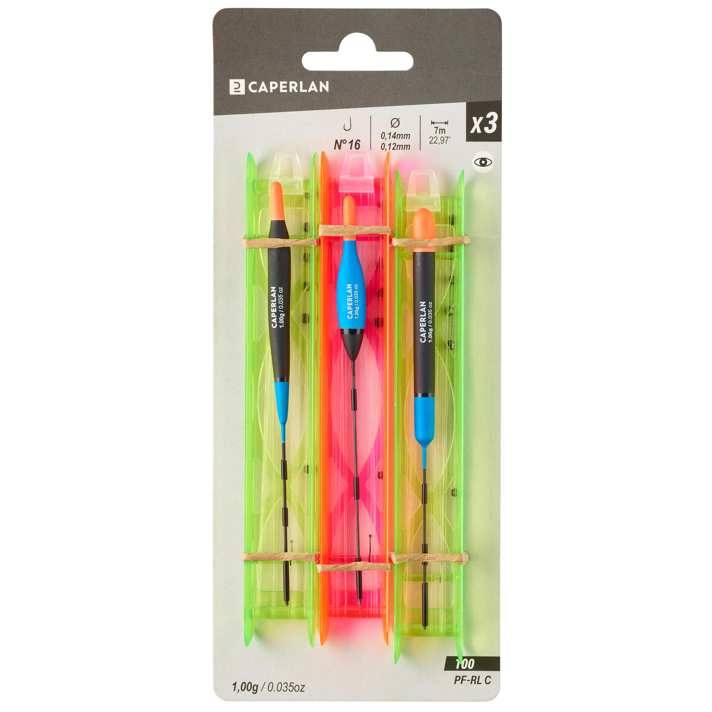 3 zestawy spławikowe Caperlan PF-RL 100