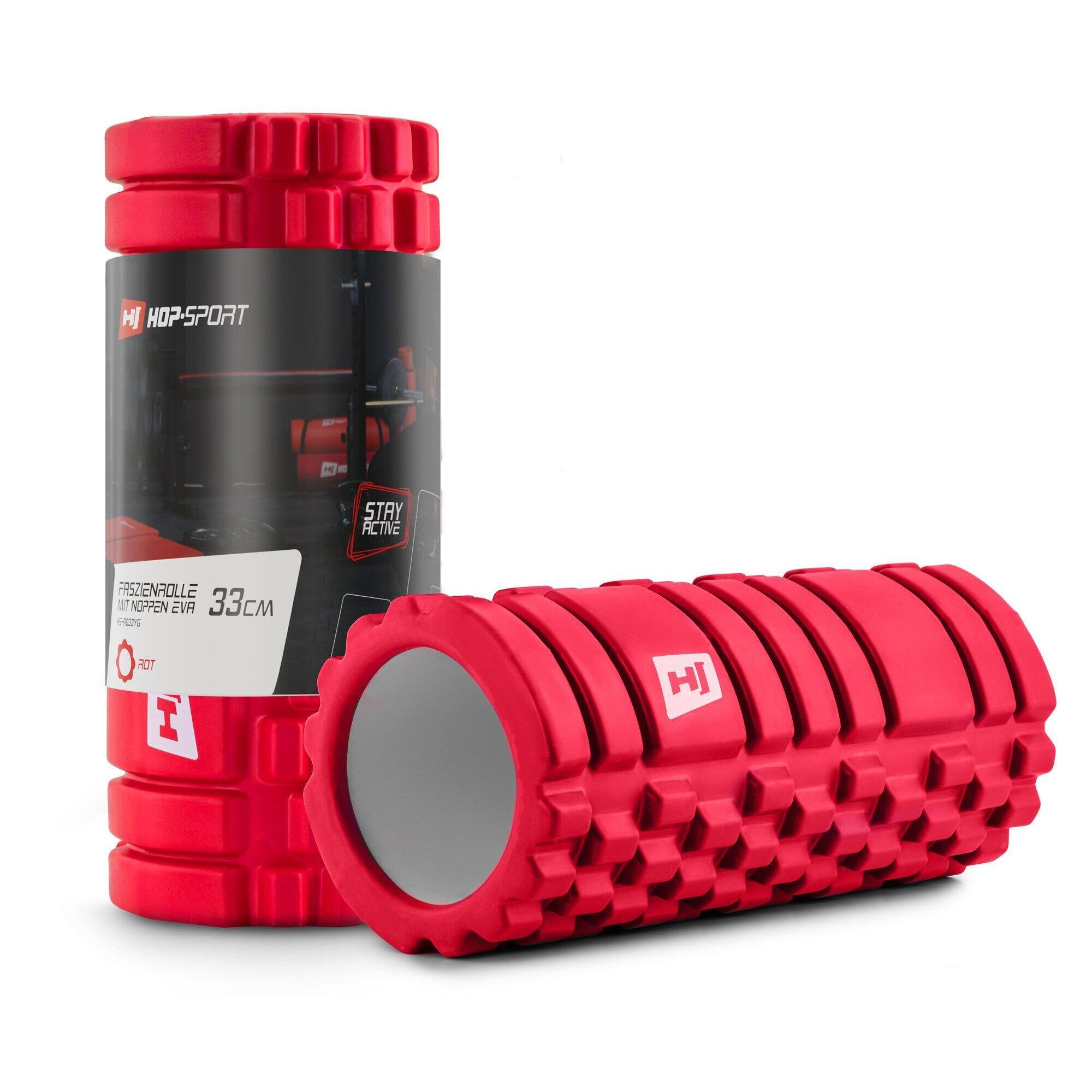 Wałek roller do masażu Hop-Sport EVA 33cm