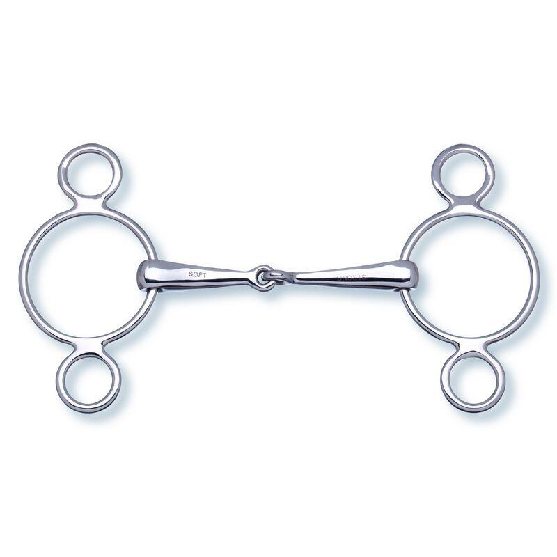 3-pierścieniowe wędzidło dla koni Stübben