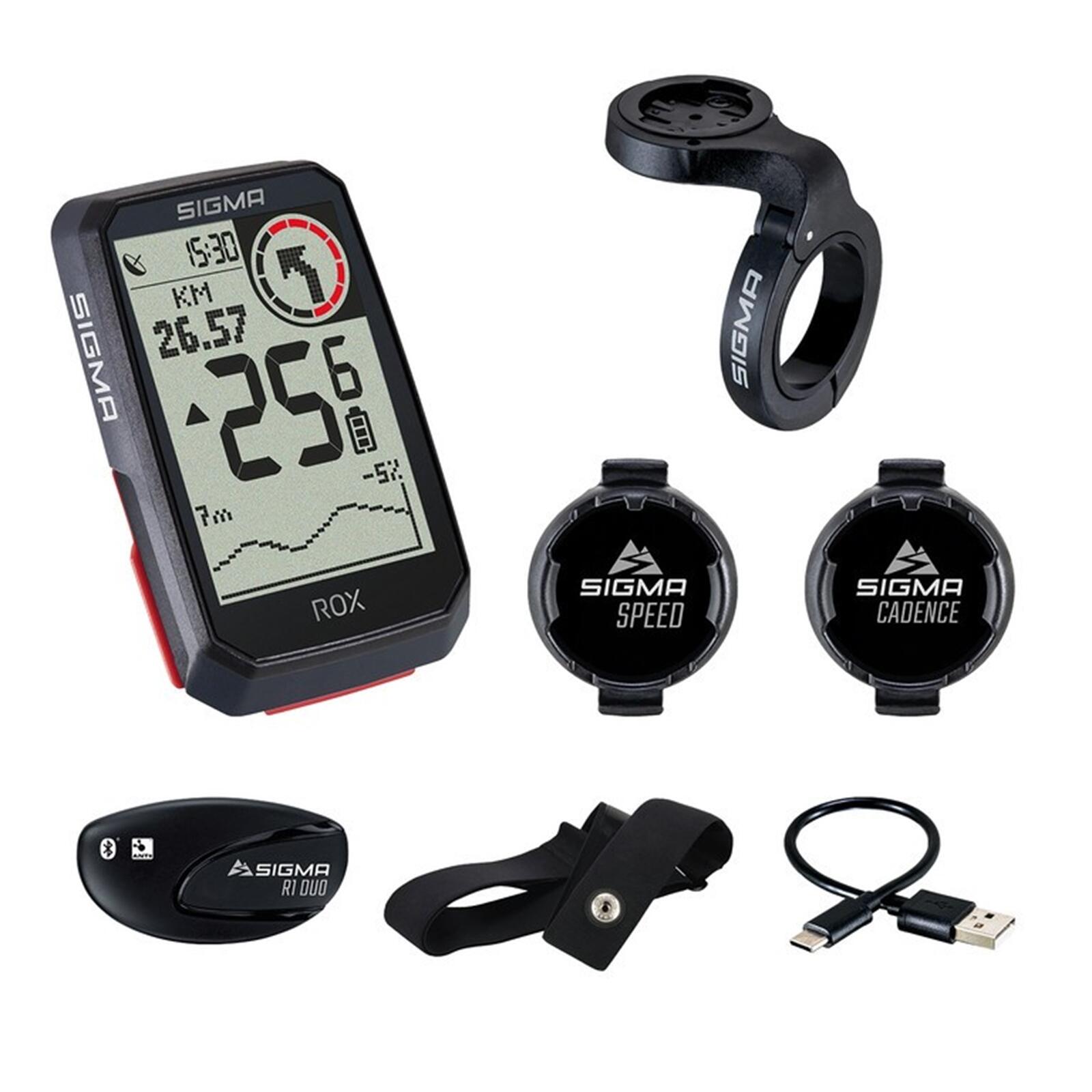 Licznik Rowerowy Gps Rox 4.0 Zestaw Gps Hr + Cadence