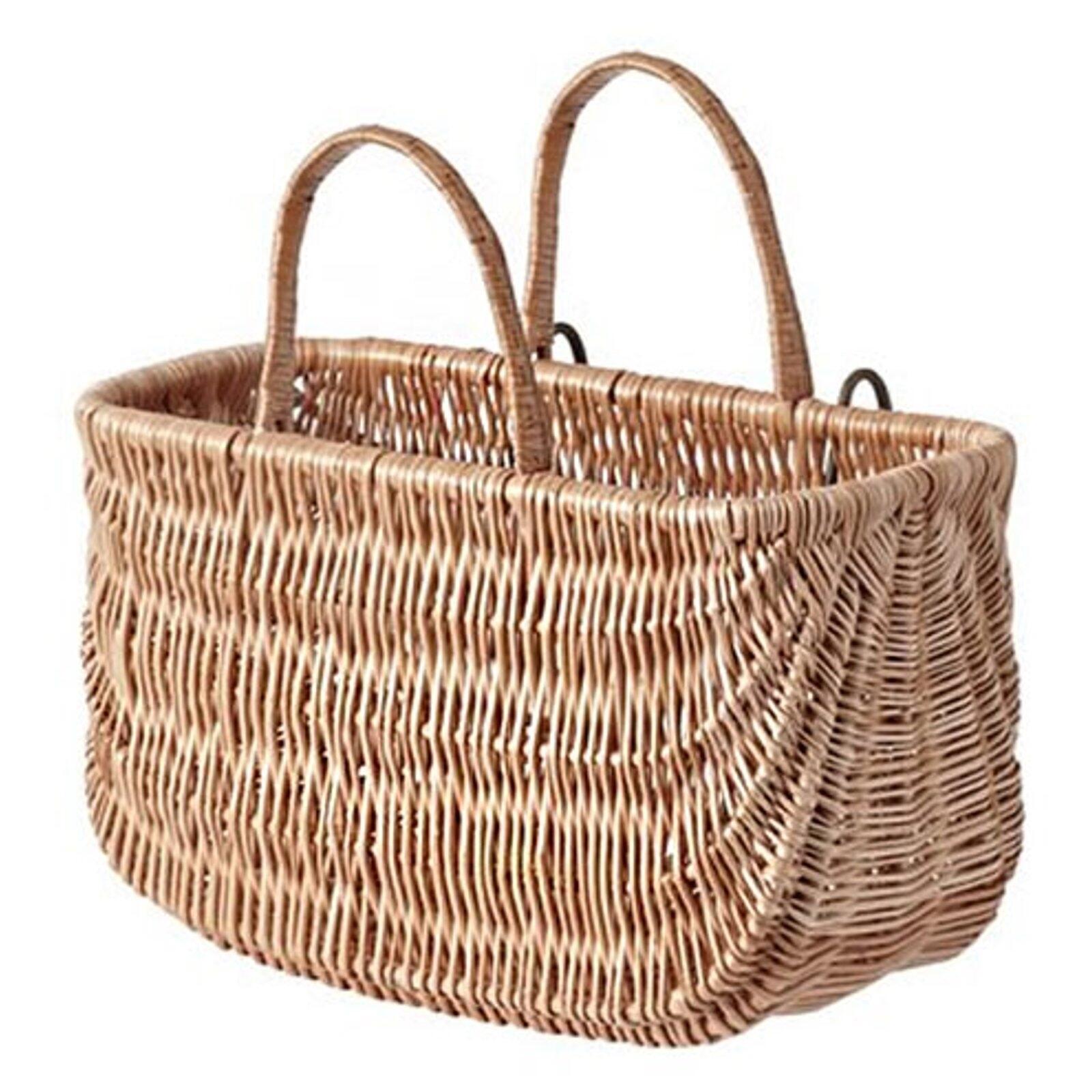 Huśtawka Z Koszykiem Rowerowym 42 X 20 X 26 Cm - Naturalny Lakier