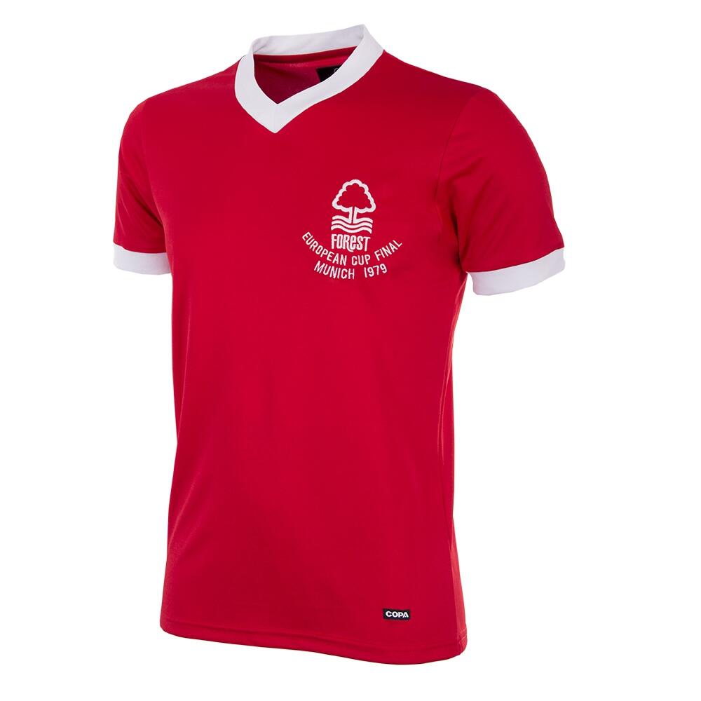 Koszulka retro piłkarska dla dorosłych - Finał 1979 Nottingham Forest - Czerwona