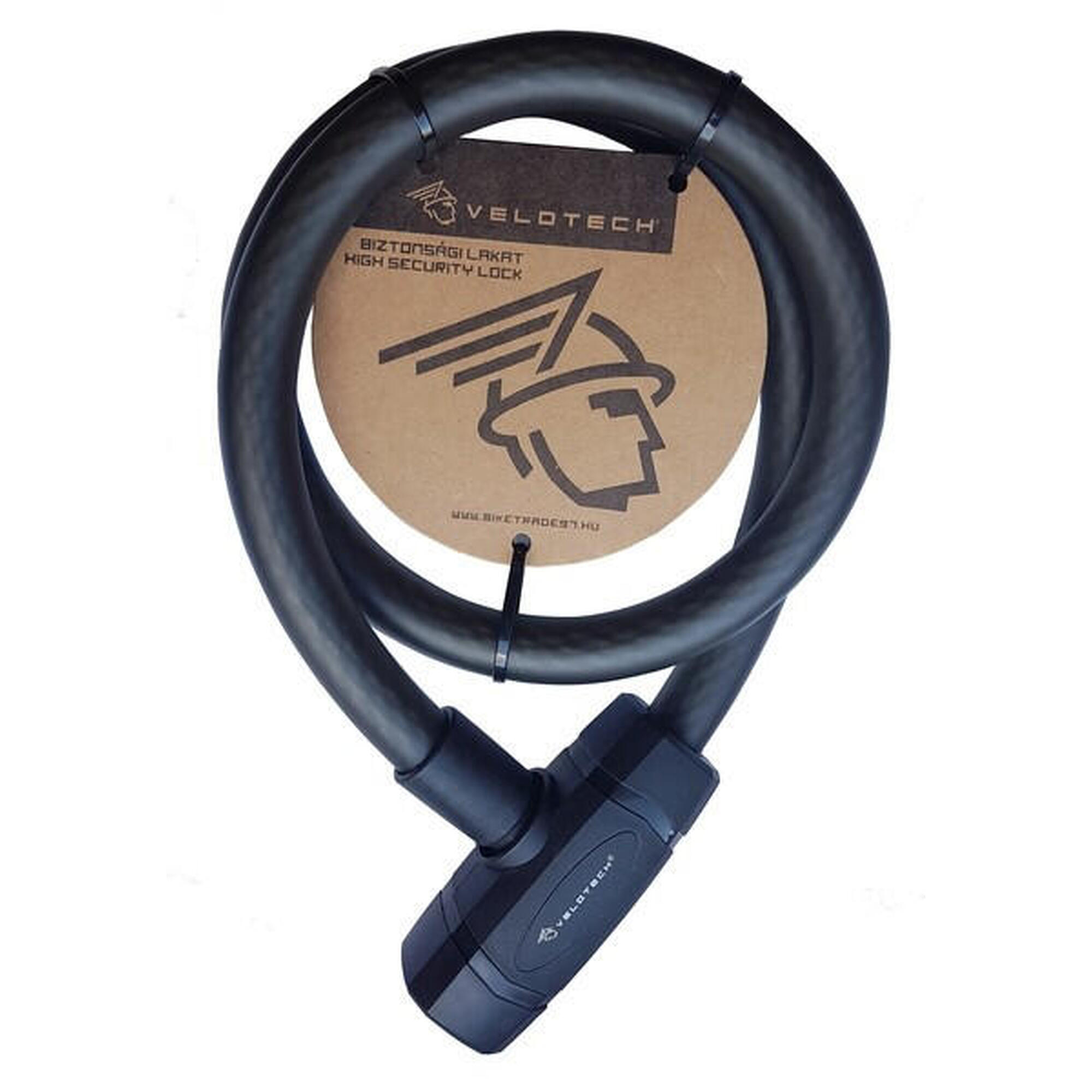 Zamek rowerowy pleciony Velotech 2x100 cm